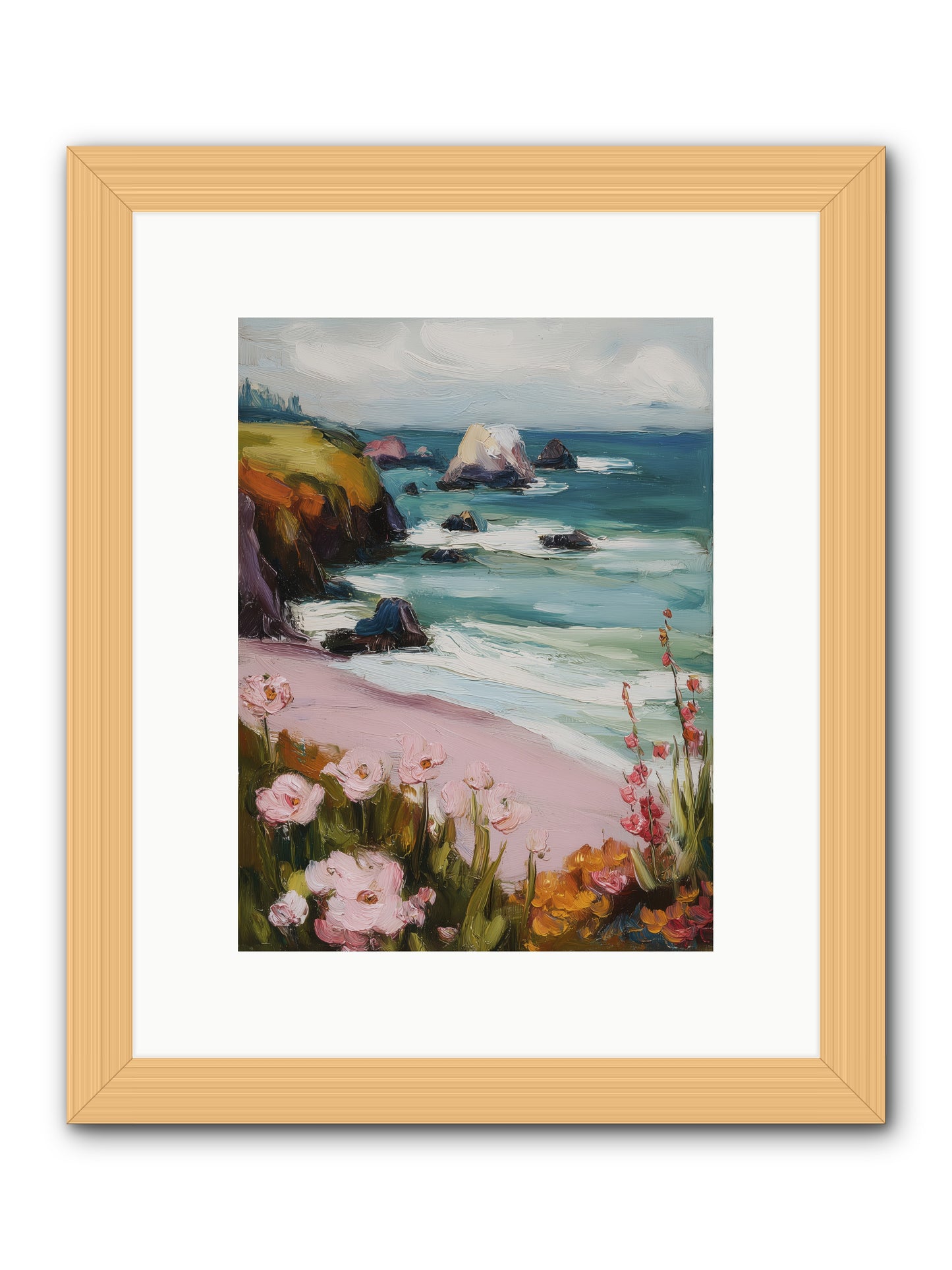 Sweet Melancholy -- Framed Print - Natural 9x12