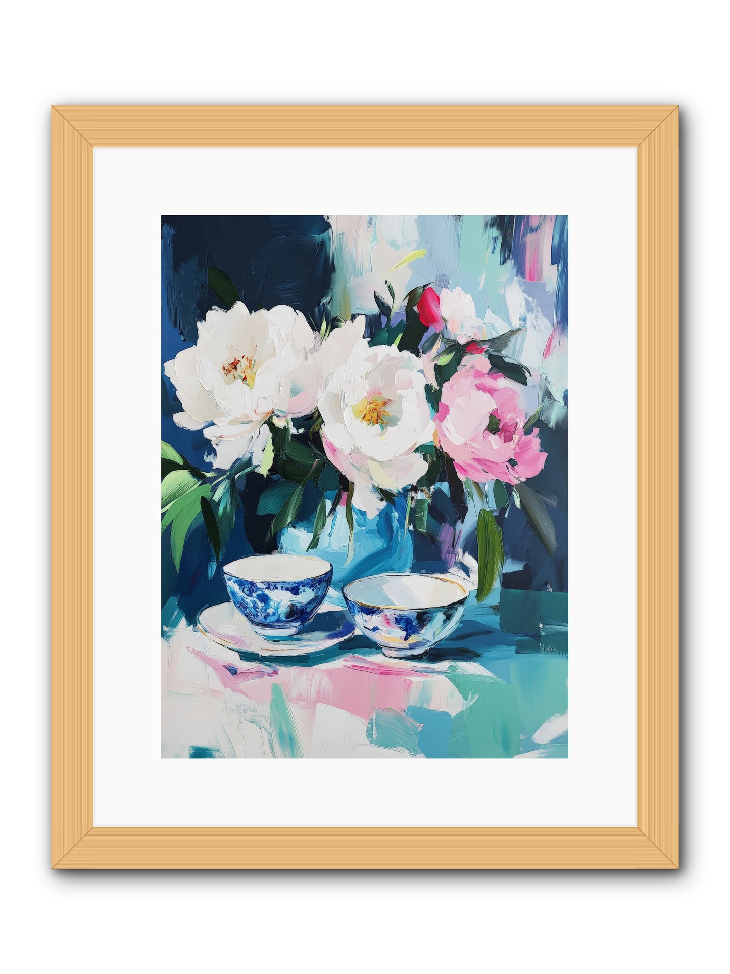 Sweet Petal Ceremony -- Framed Print - Natural 12x16