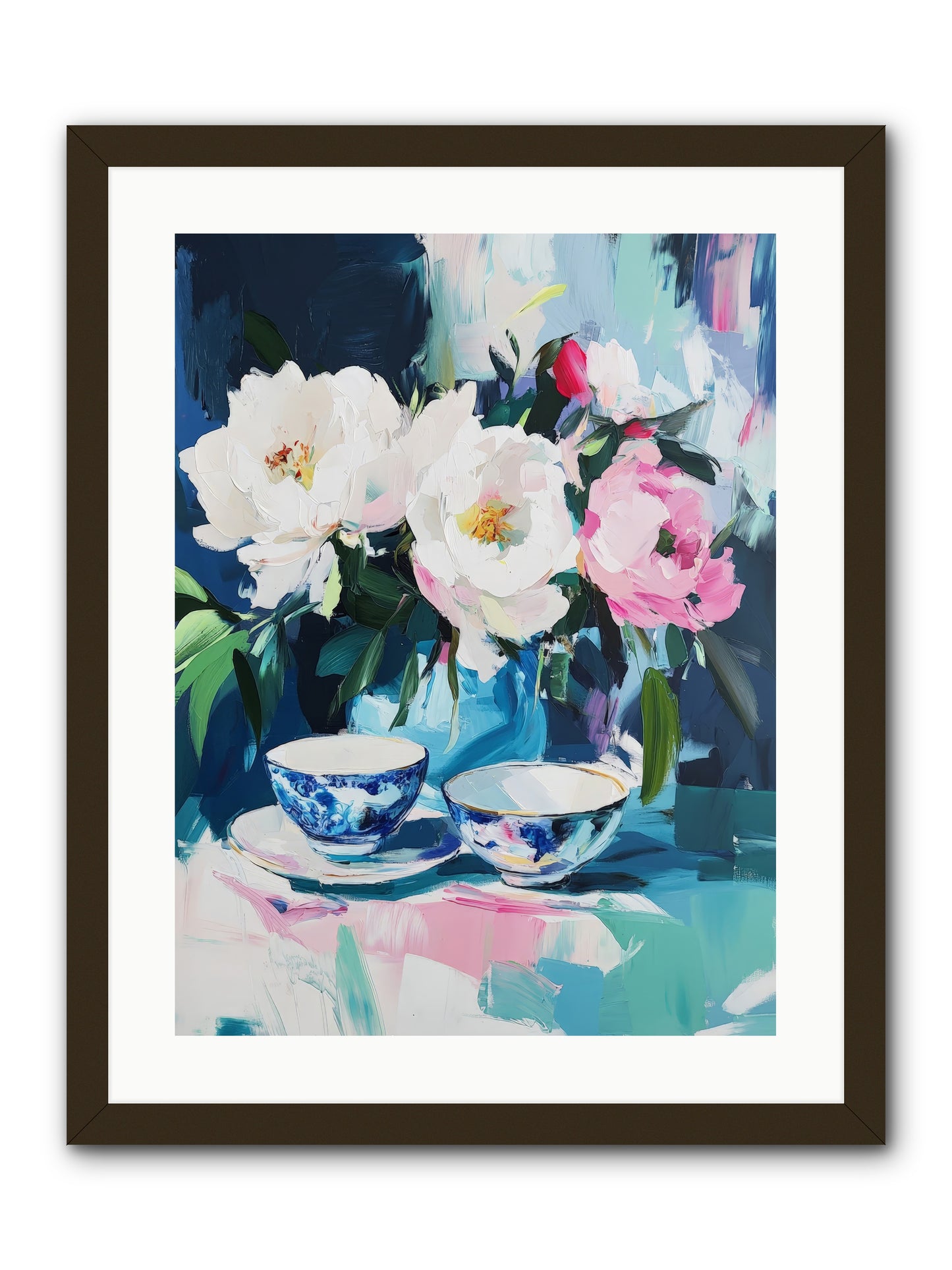 Sweet Petal Ceremony -- Framed Print - Black 18x24