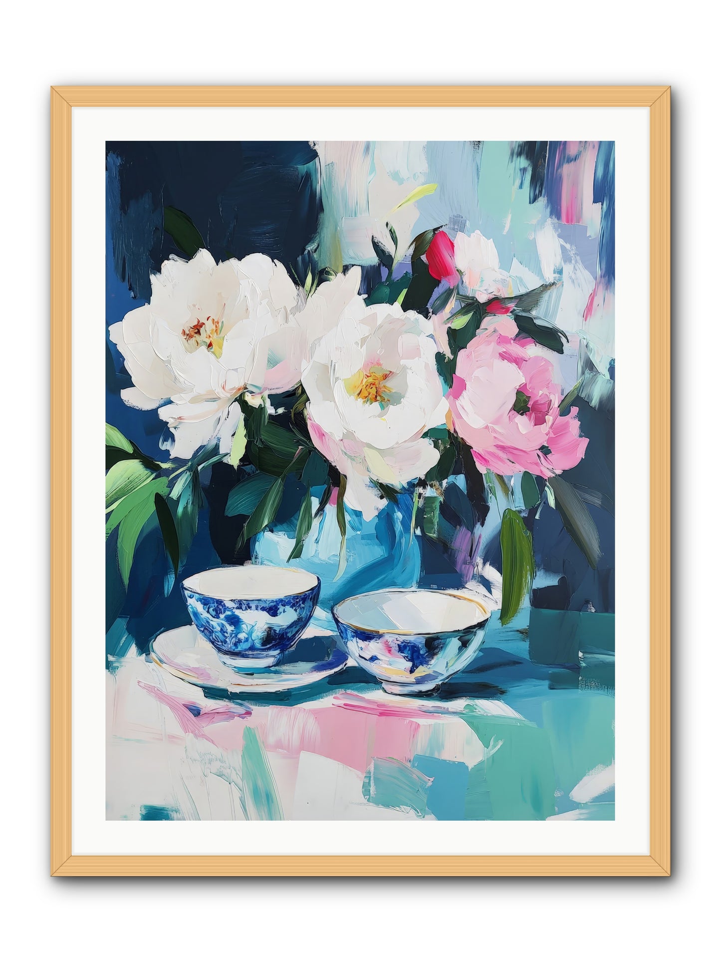Sweet Petal Ceremony -- Framed Print - Natural 30x40