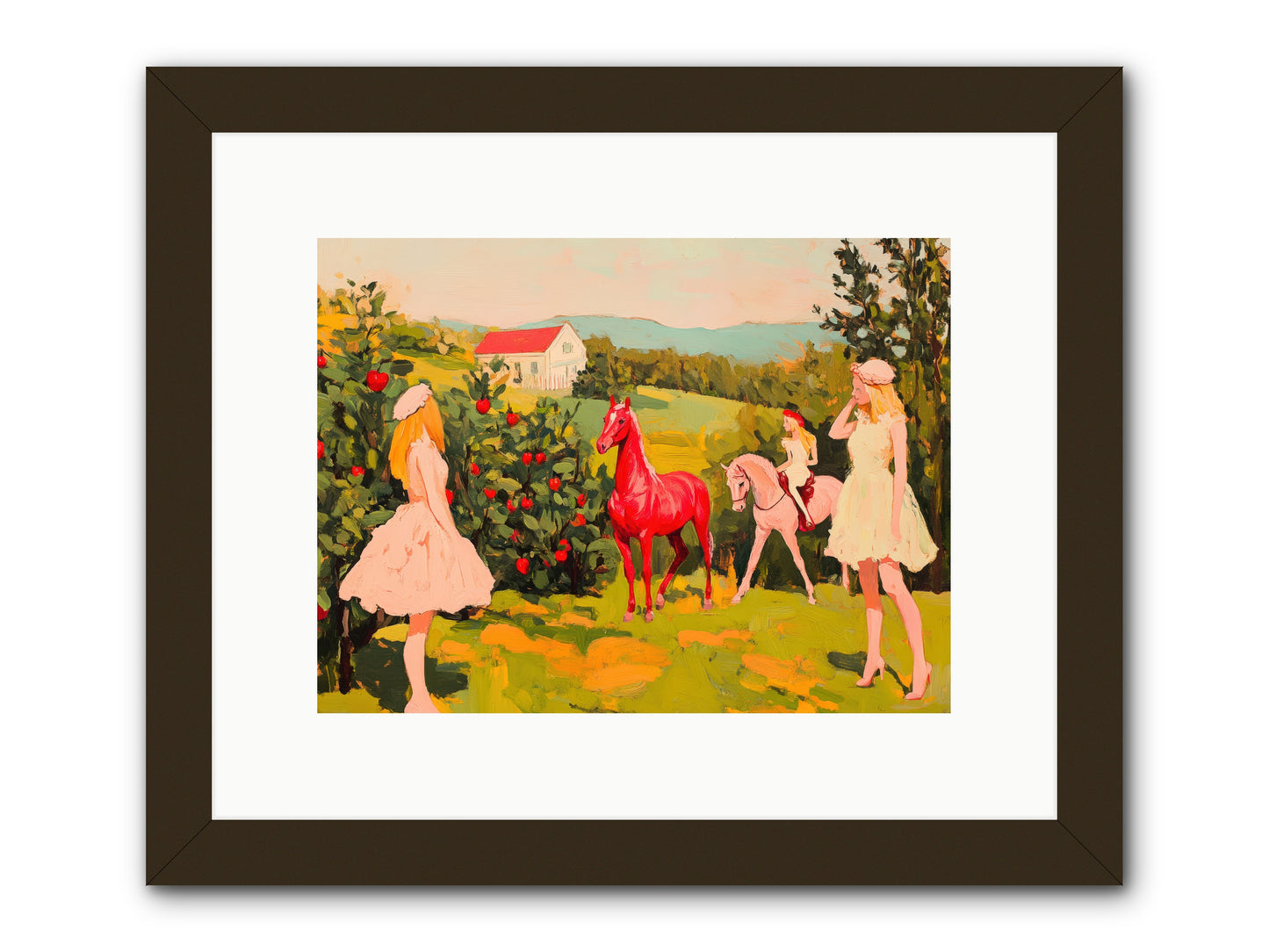 Sweet Secret GroveREZ -- Framed Print - Black 12x9