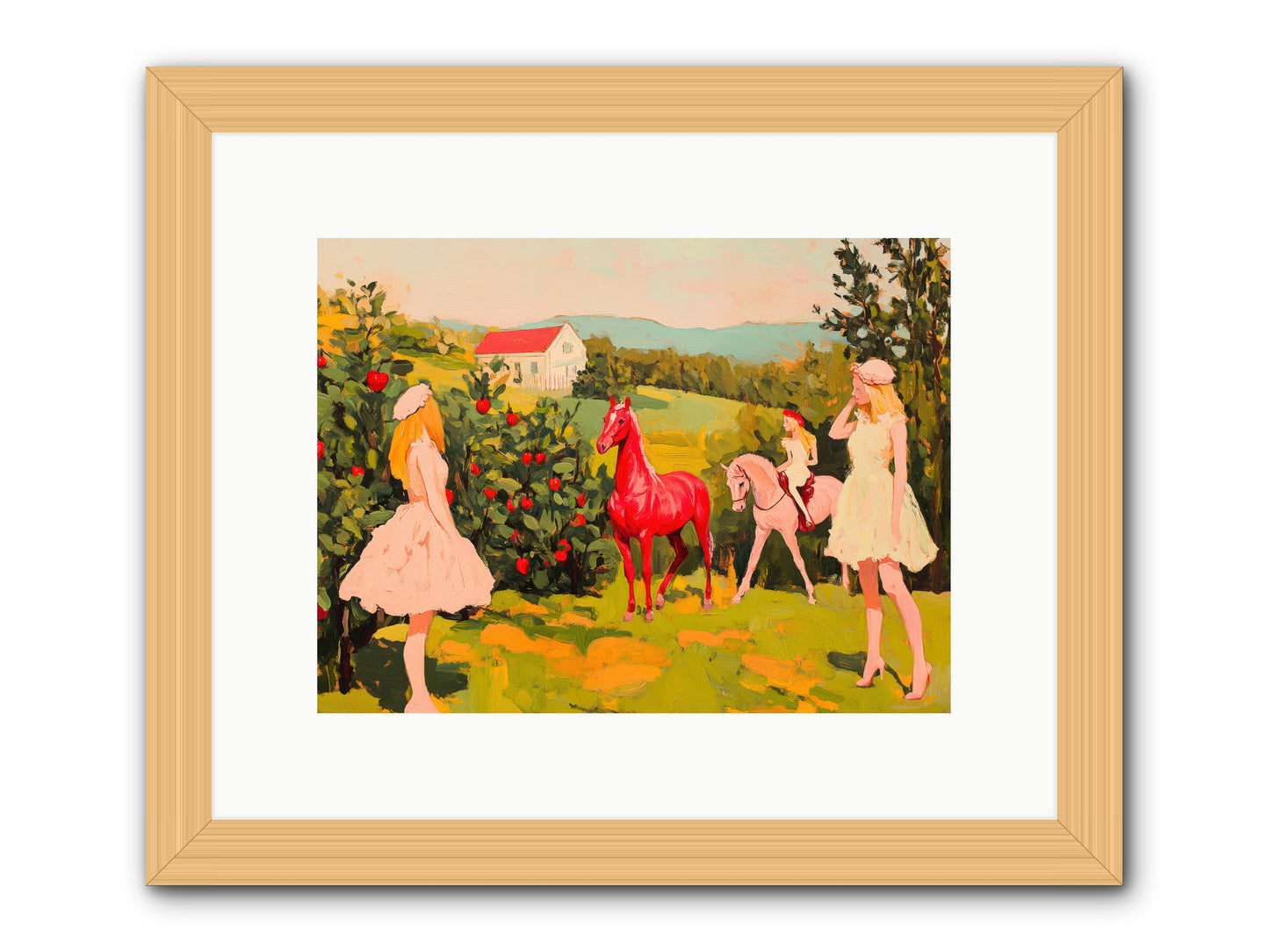 Sweet Secret GroveREZ -- Framed Print - Natural 12x9