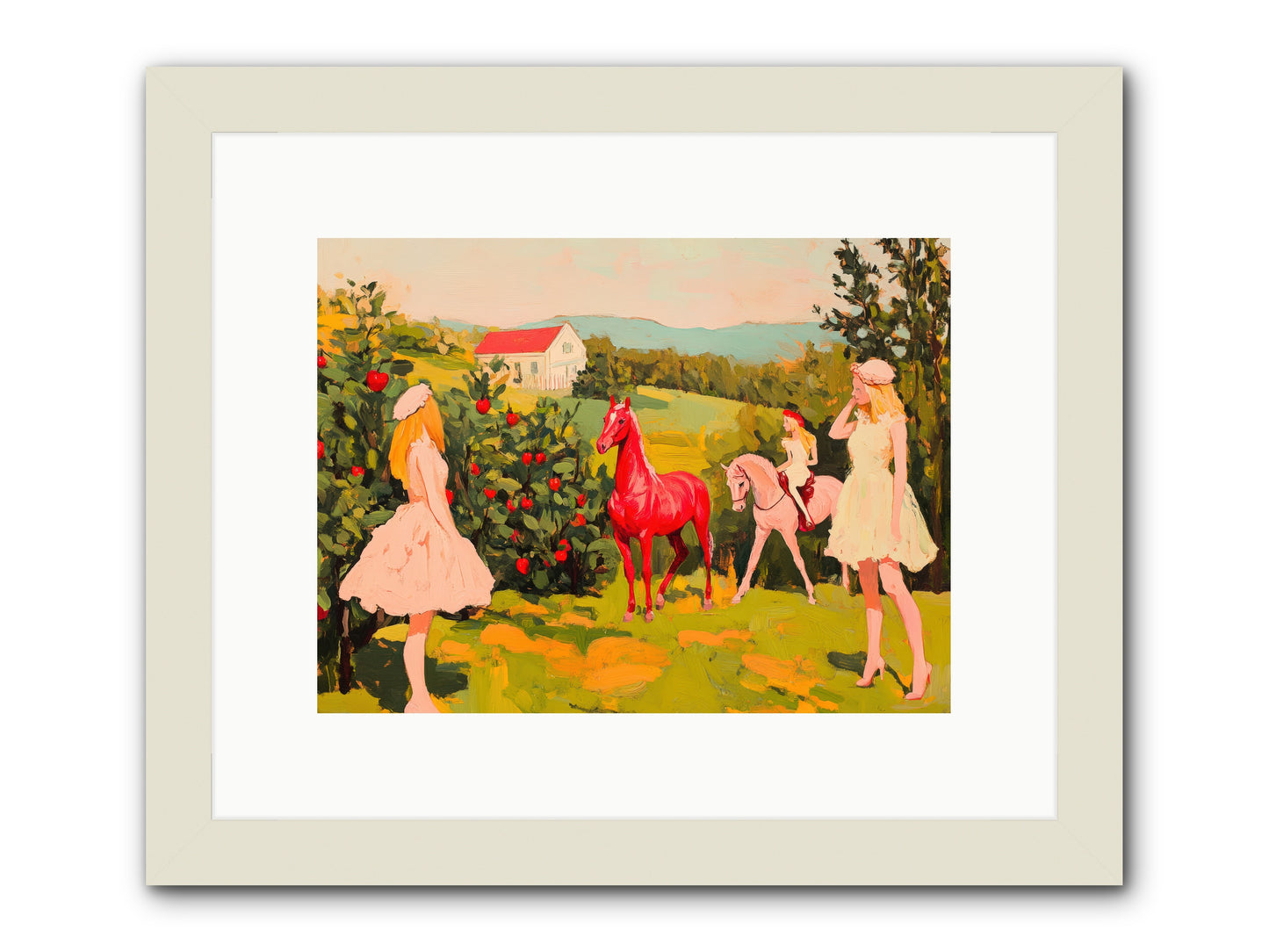 Sweet Secret GroveREZ -- Framed Print - White 12x9