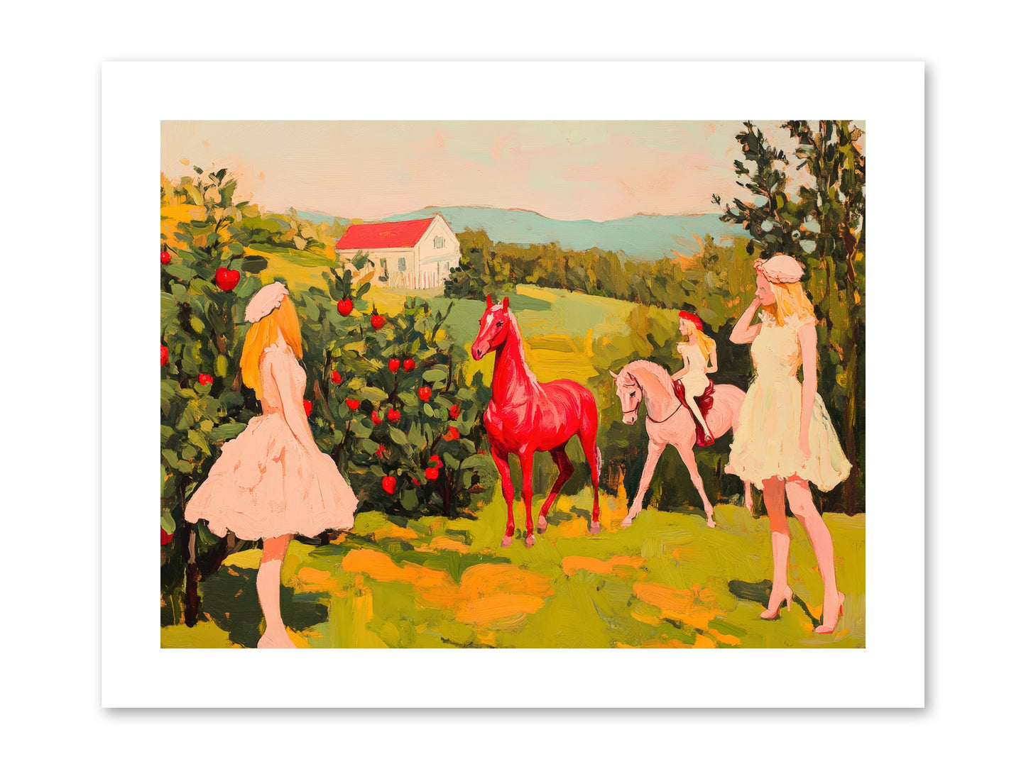 Sweet Secret GroveREZ -- Loose Canvas Print 12x9