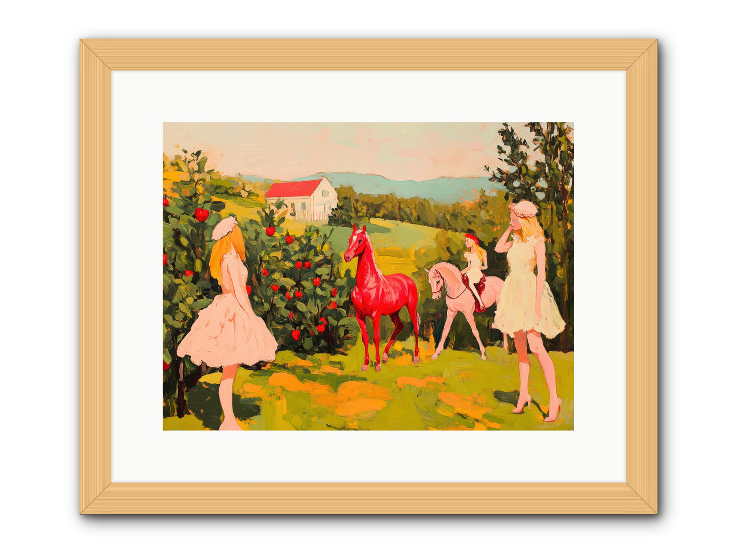Sweet Secret GroveREZ -- Framed Print - Natural 16x12