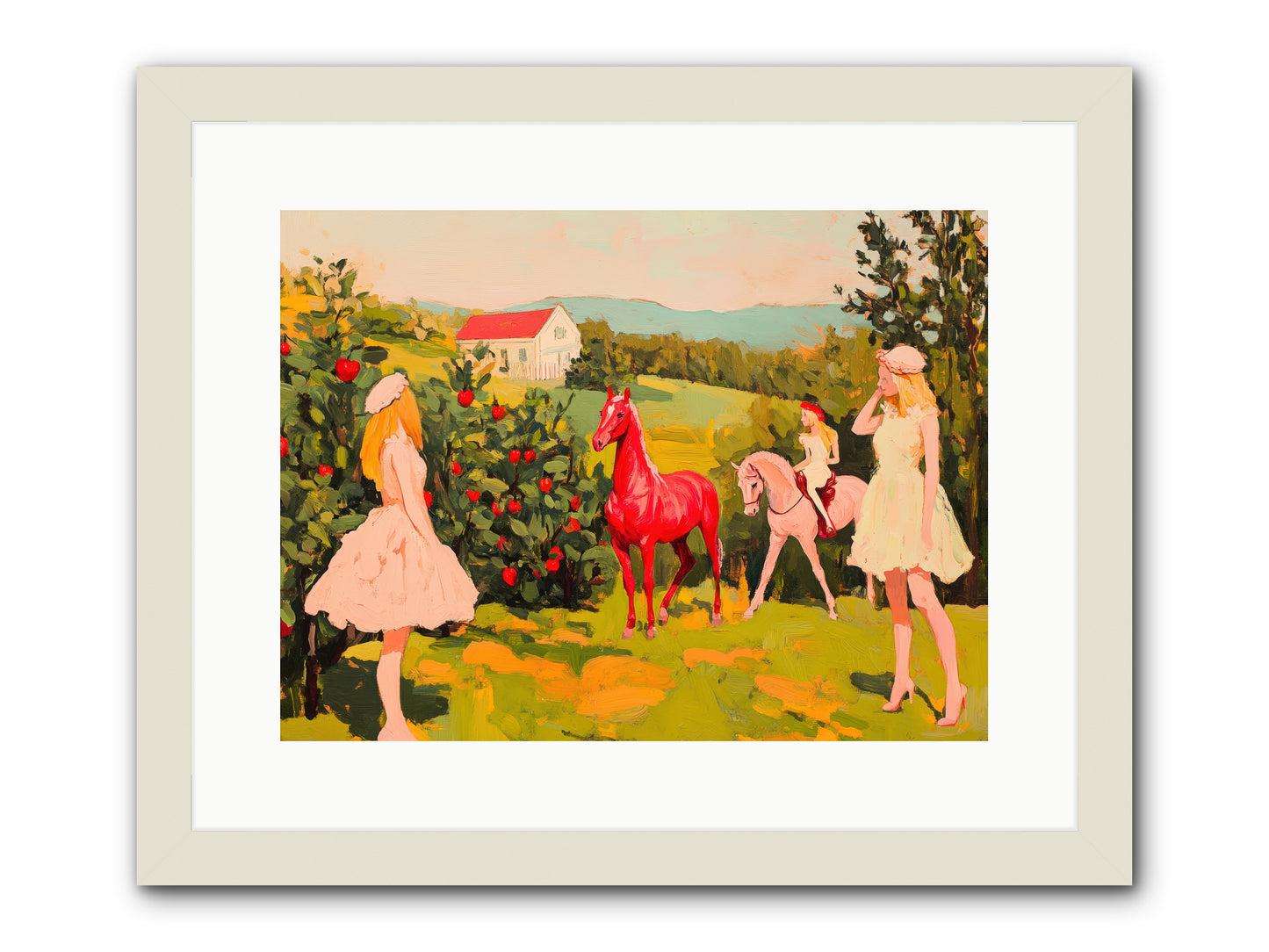 Sweet Secret GroveREZ -- Framed Print - White 16x12