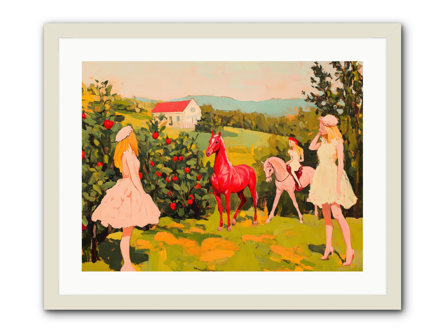 Sweet Secret GroveREZ -- Framed Print - White 24x18