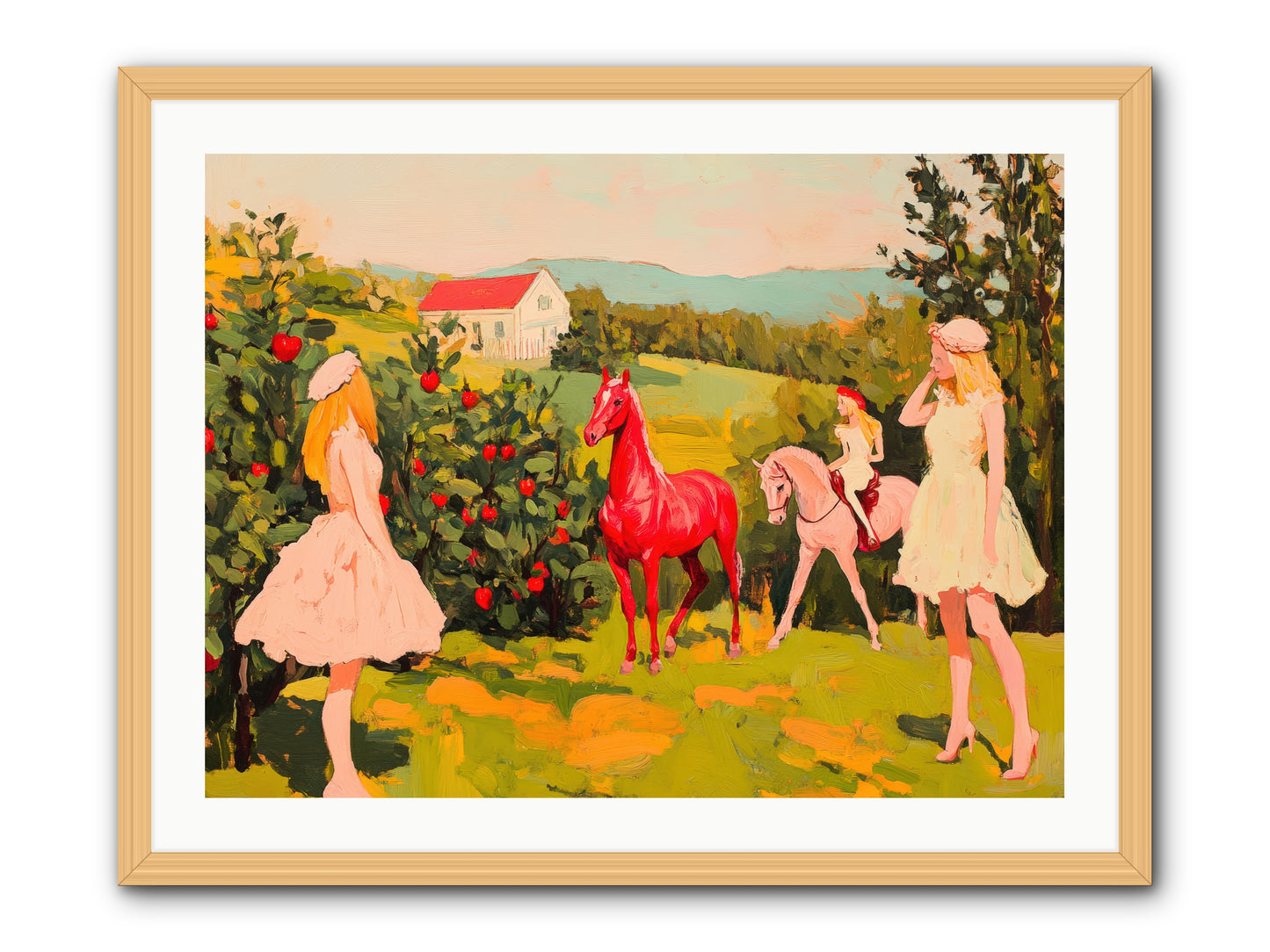 Sweet Secret GroveREZ -- Framed Print - Natural 32x24