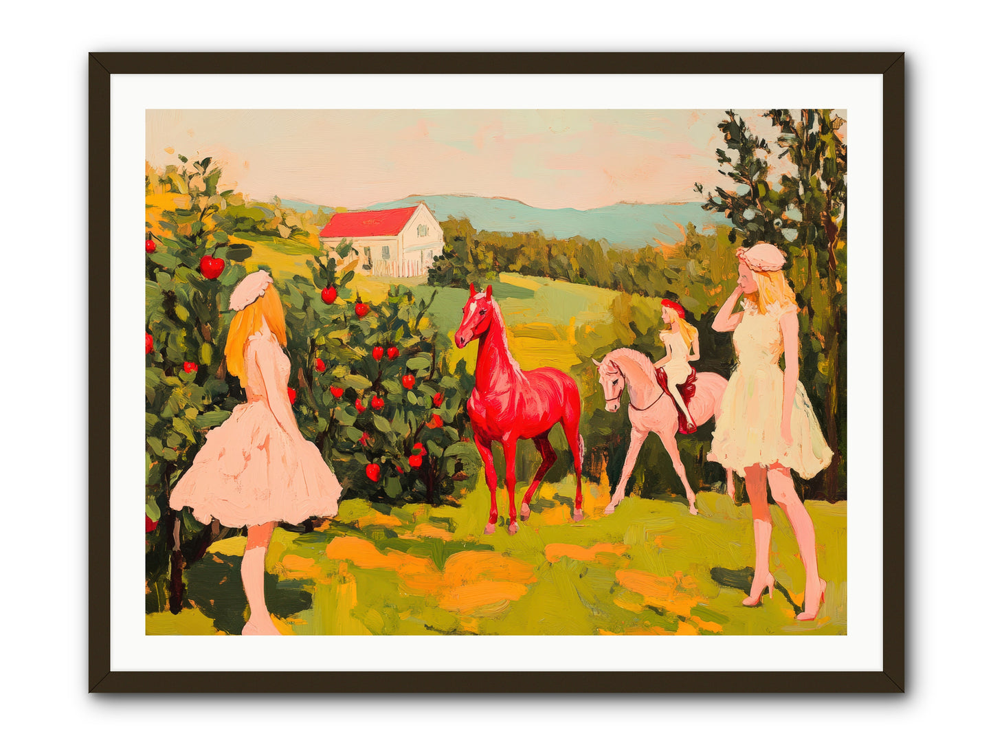 Sweet Secret GroveREZ -- Framed Print - Black 40x30
