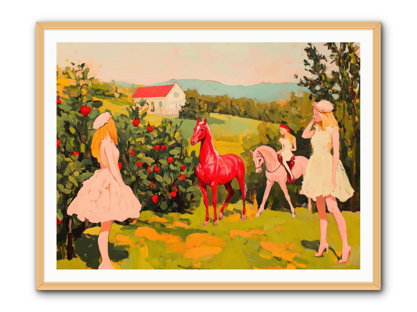 Sweet Secret GroveREZ -- Framed Print - Natural 48x36