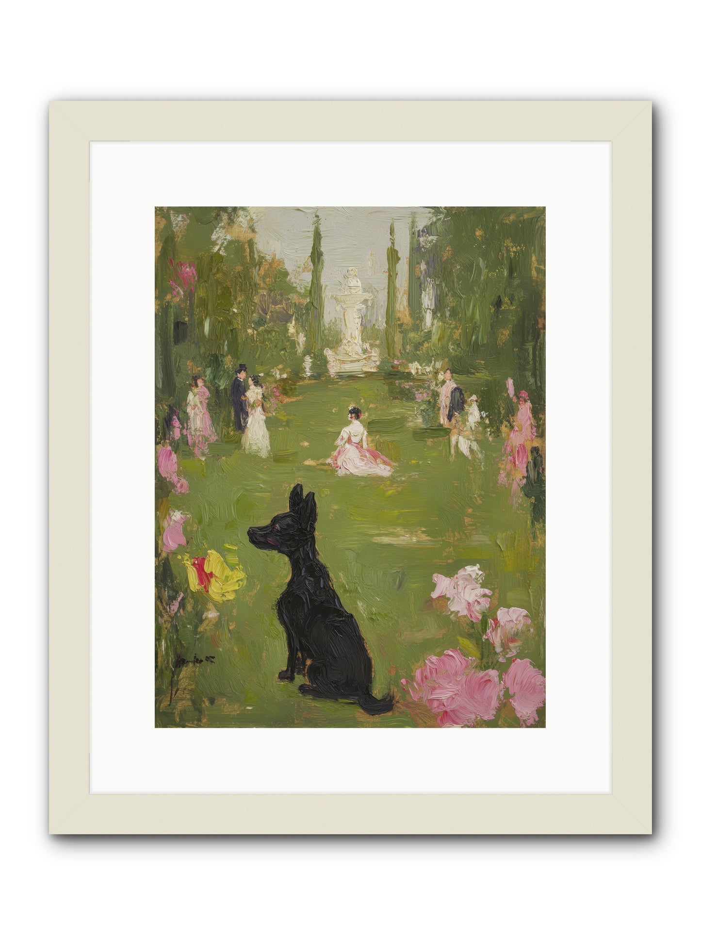 Sweet Serenity -- Framed Print - White 12x16