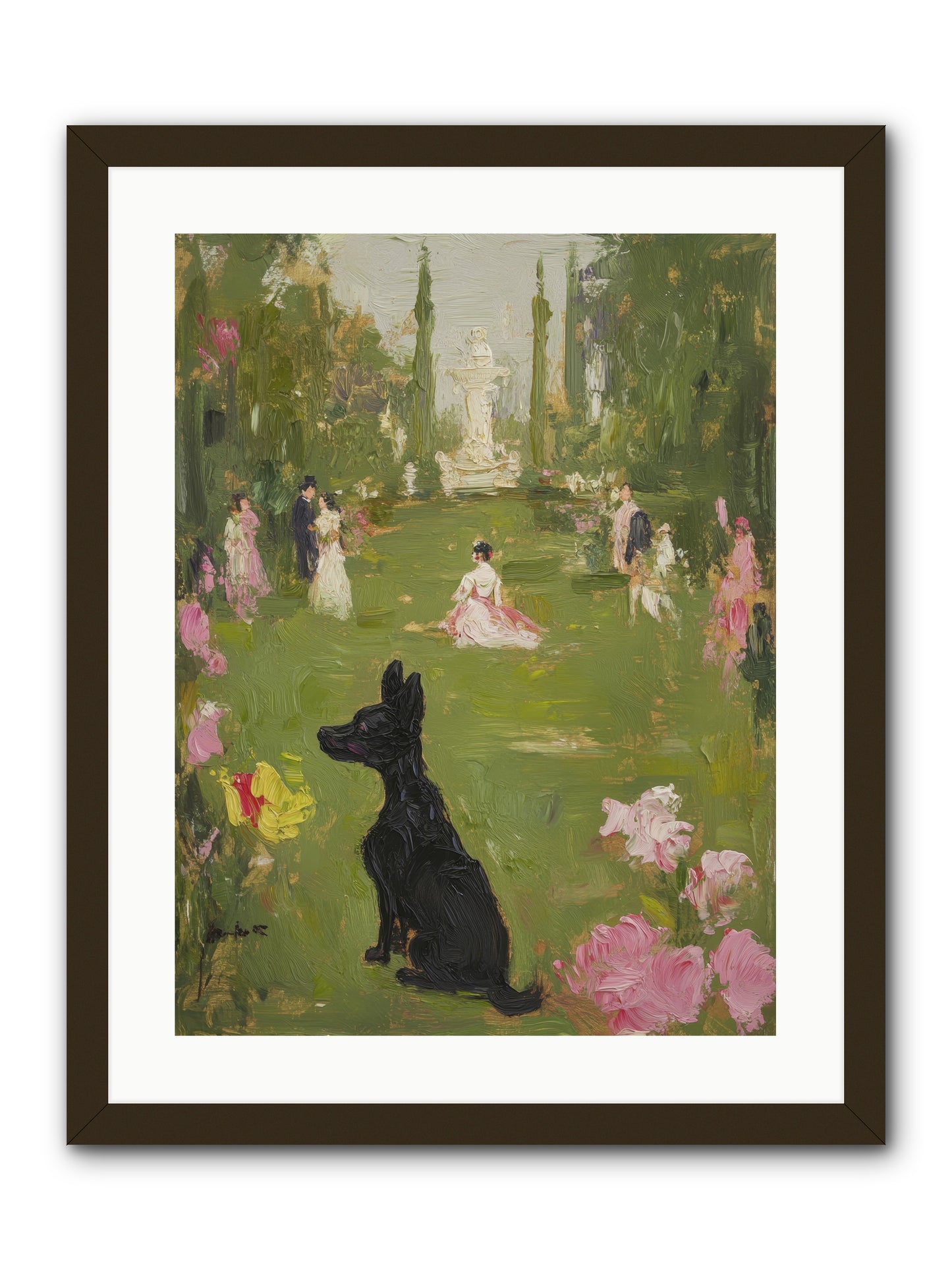 Sweet Serenity -- Framed Print - Black 18x24