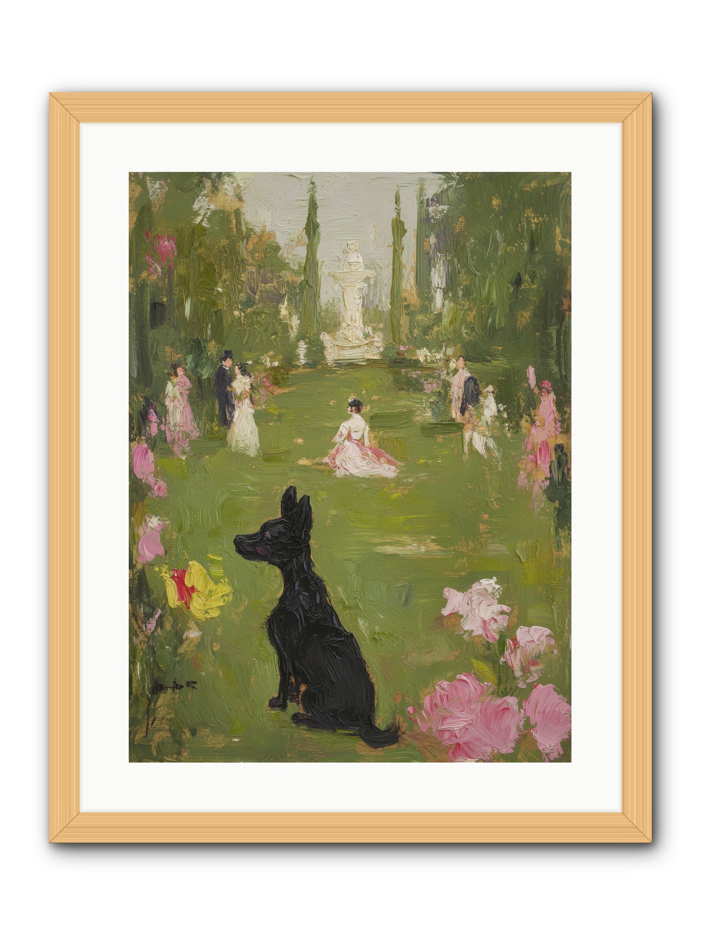 Sweet Serenity -- Framed Print - Natural 18x24