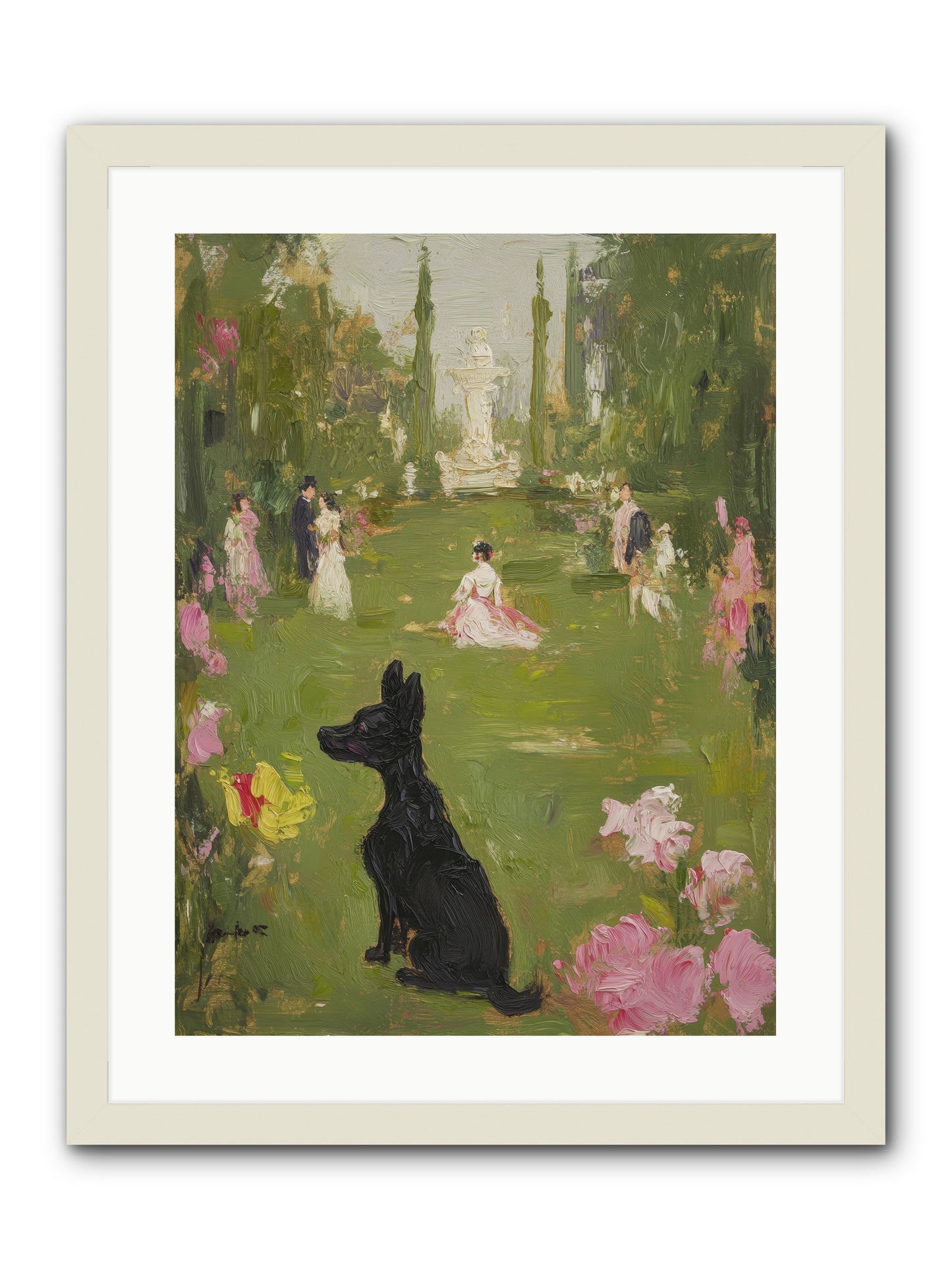 Sweet Serenity -- Framed Print - White 18x24