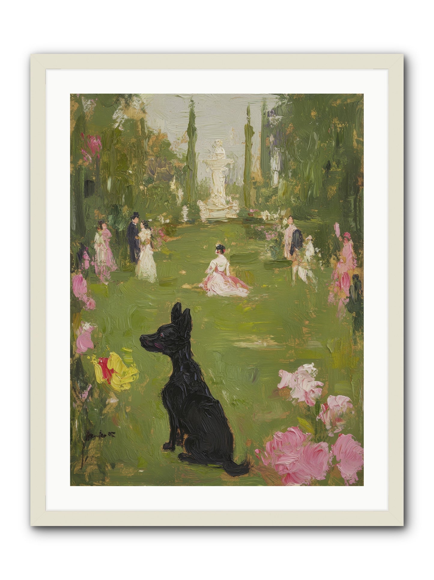 Sweet Serenity -- Framed Print - White 24x32