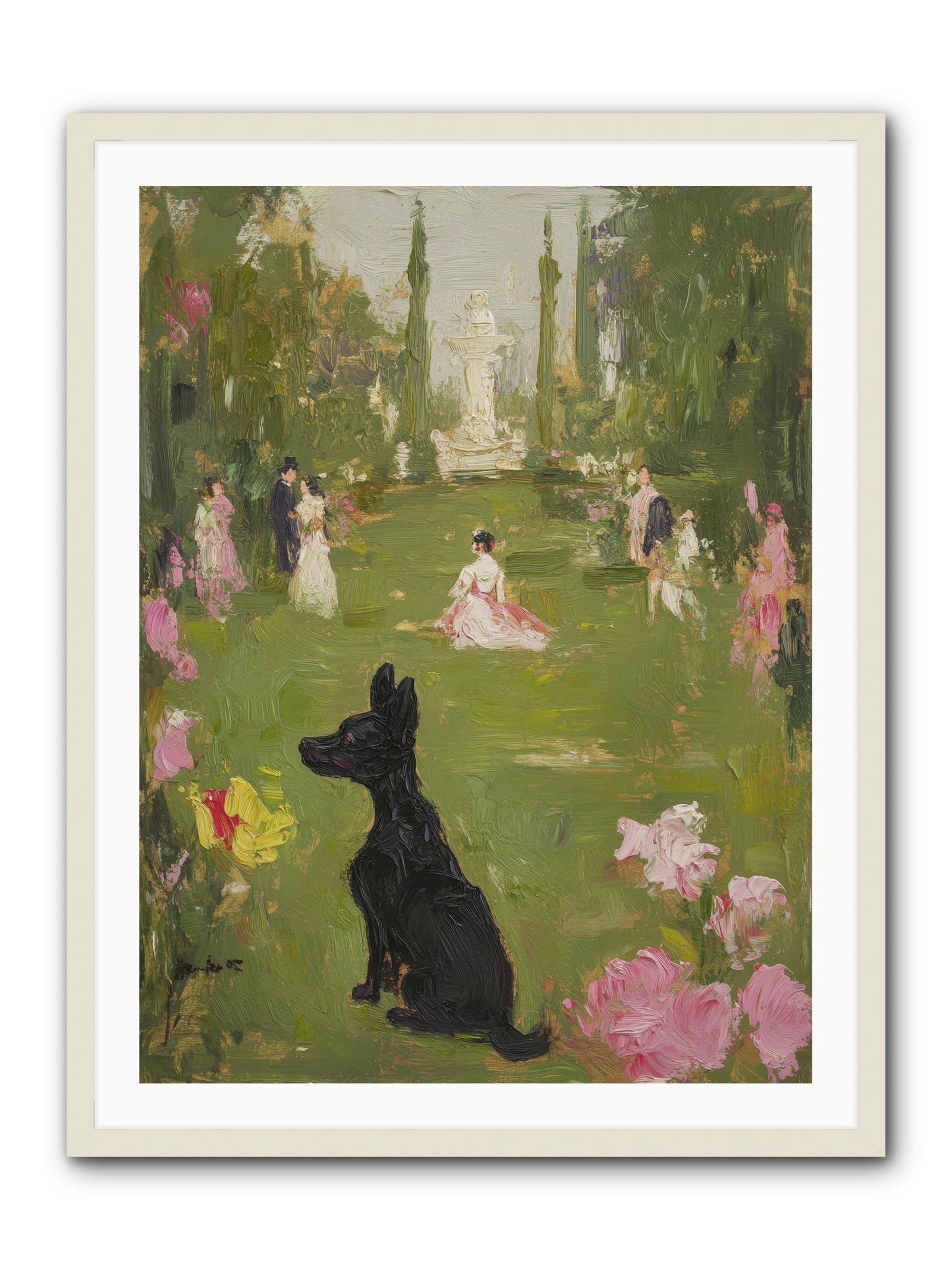 Sweet Serenity -- Framed Print - White 30x40