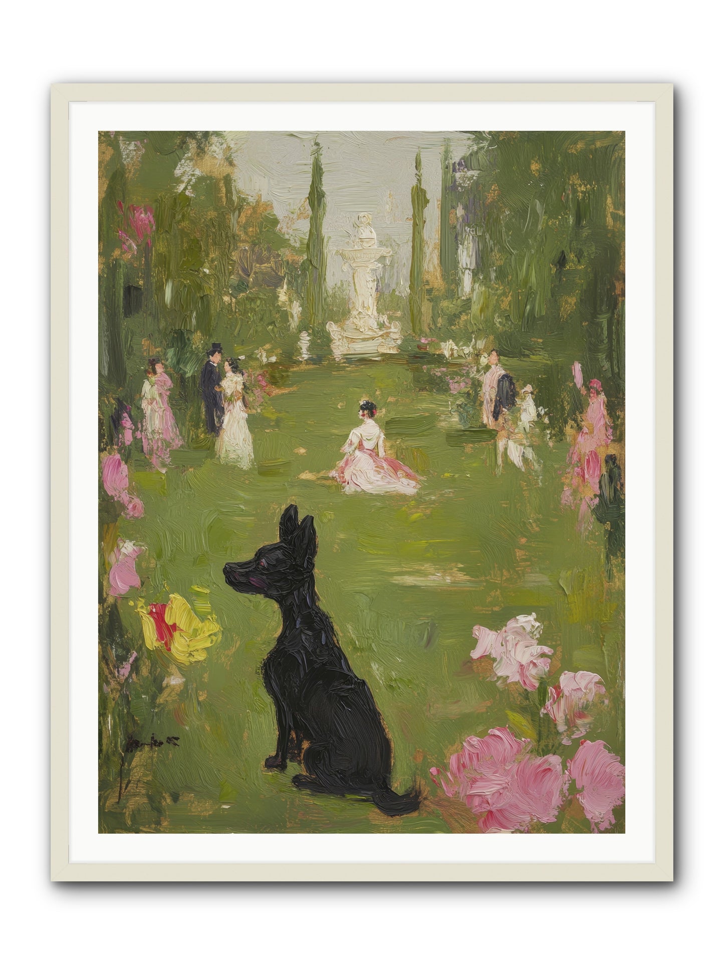 Sweet Serenity -- Framed Print - White 36x48