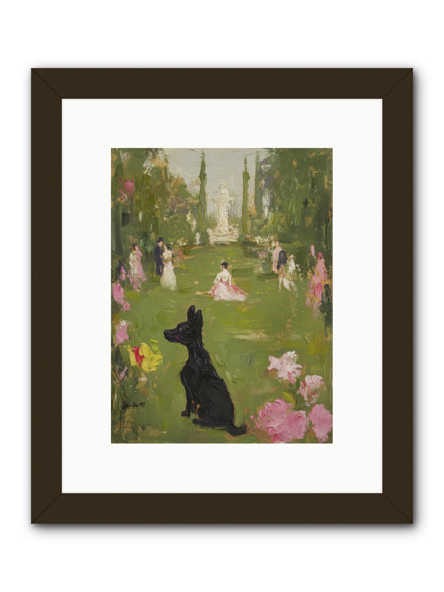 Sweet Serenity -- Framed Print - Black 9x12