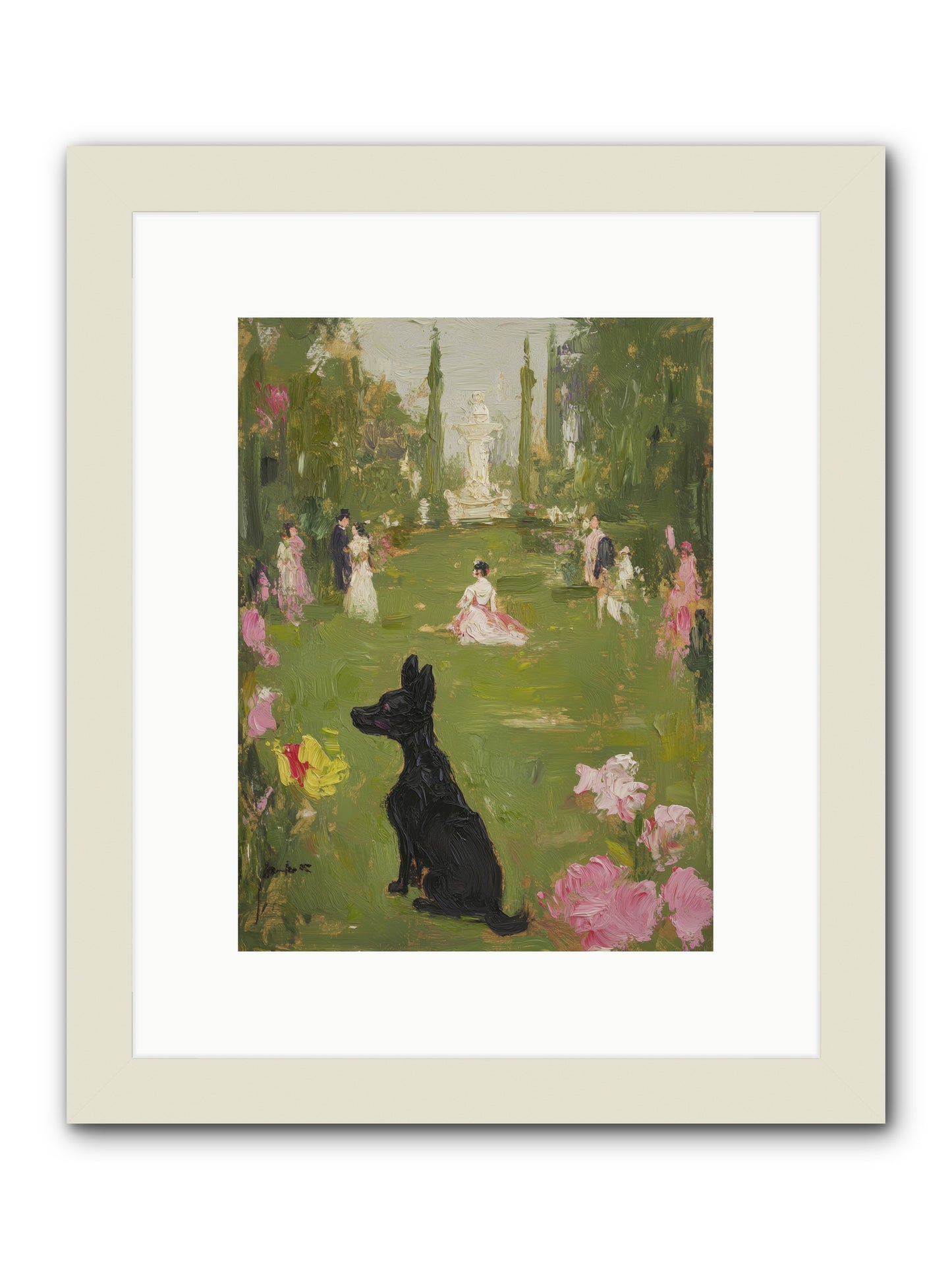 Sweet Serenity -- Framed Print - White 9x12