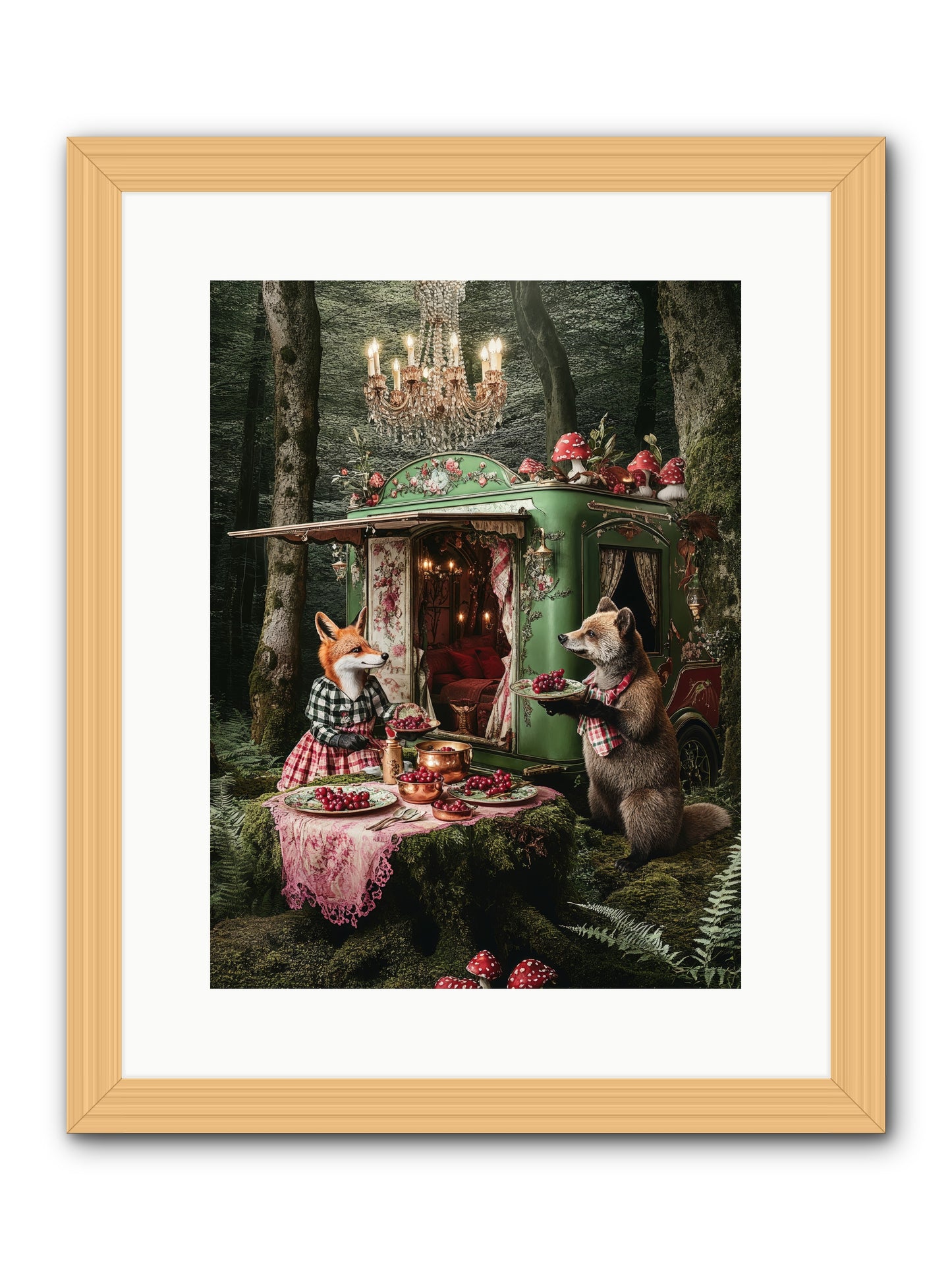 Sweet Things Shine TrueRez -- Framed Print - Natural 12x16