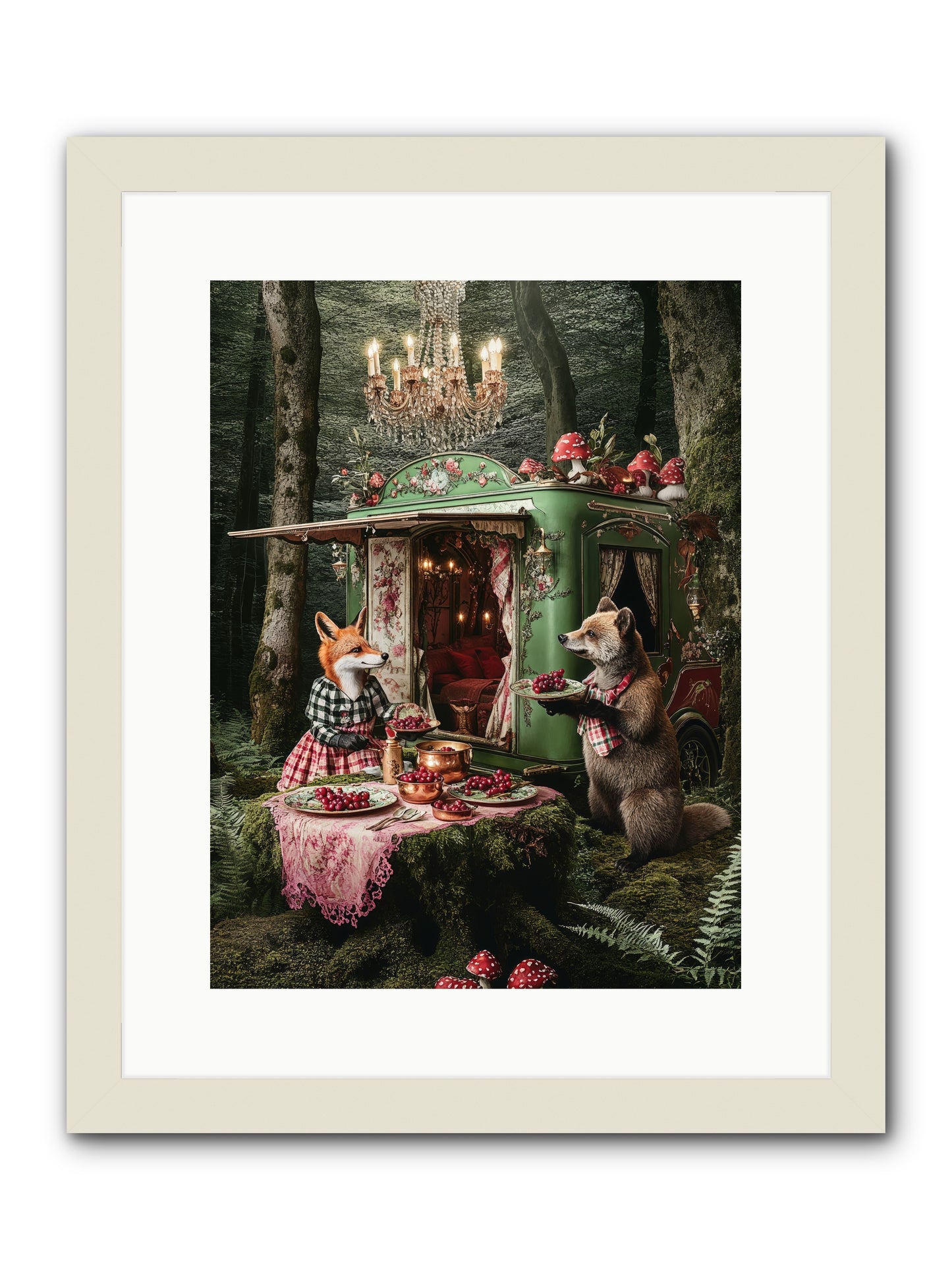Sweet Things Shine TrueRez -- Framed Print - White 12x16