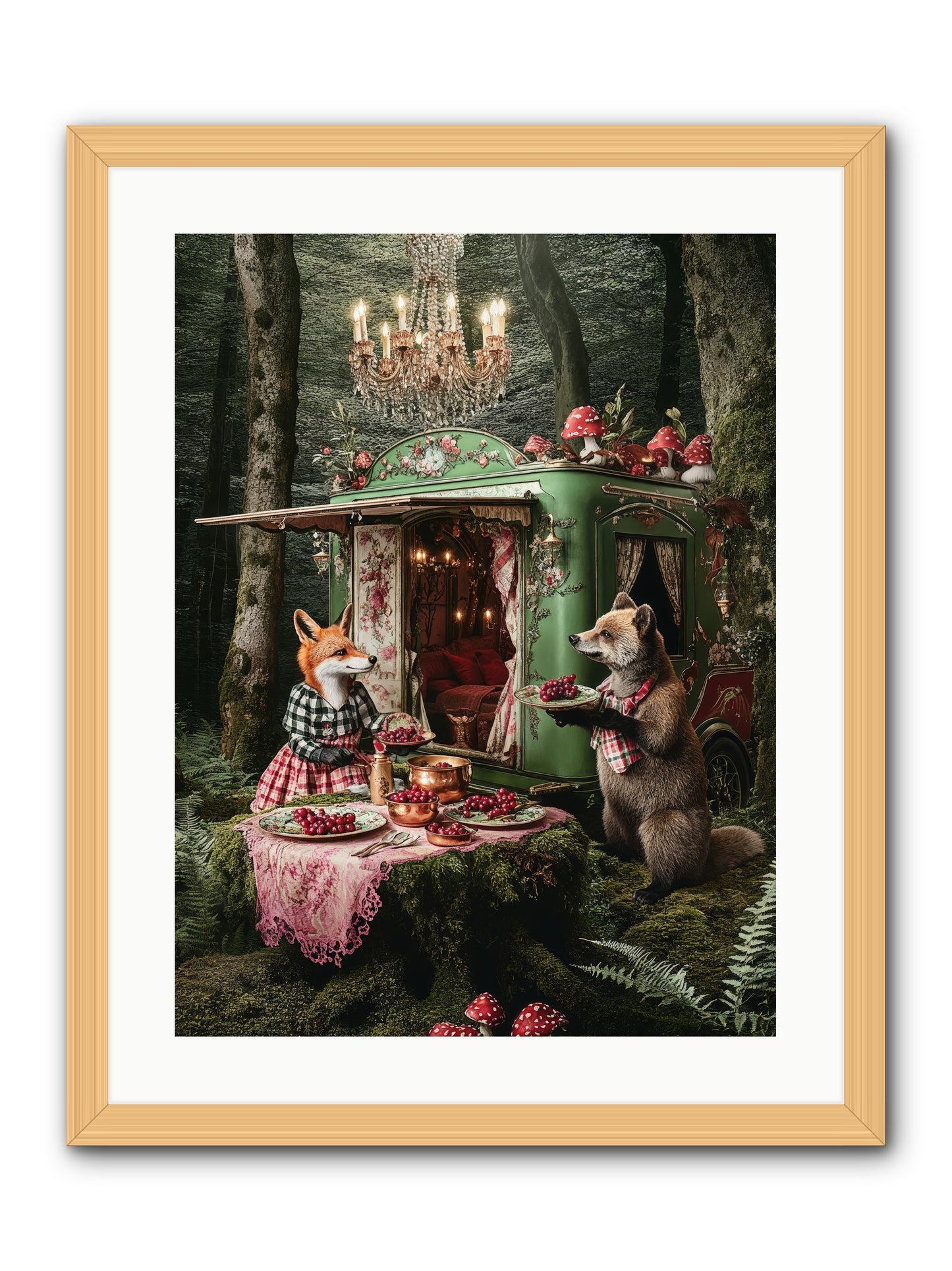 Sweet Things Shine TrueRez -- Framed Print - Natural 18x24