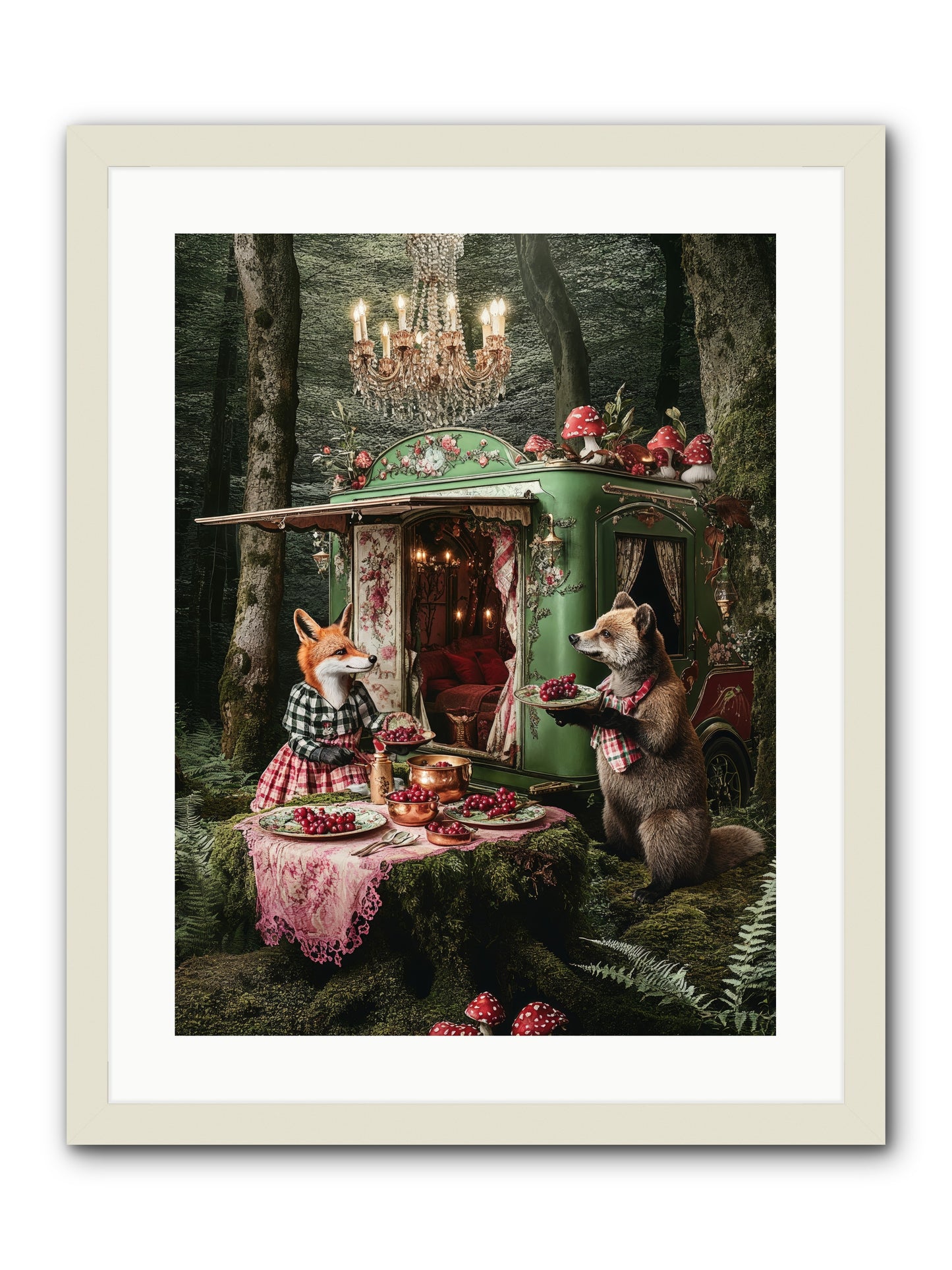 Sweet Things Shine TrueRez -- Framed Print - White 18x24