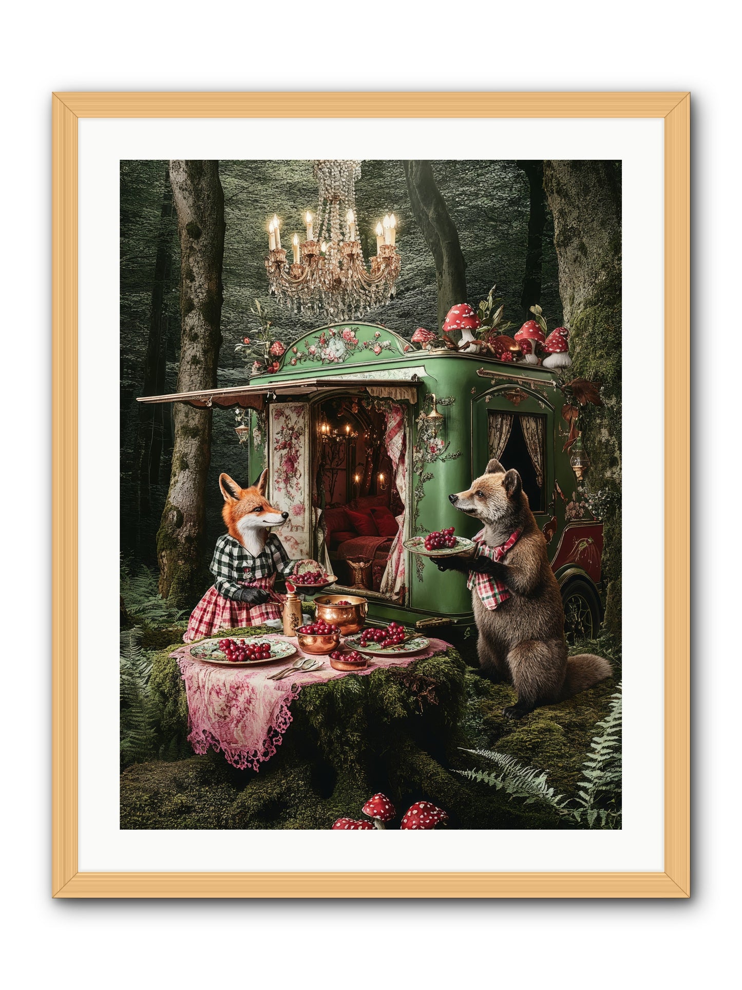 Sweet Things Shine TrueRez -- Framed Print - Natural 24x32
