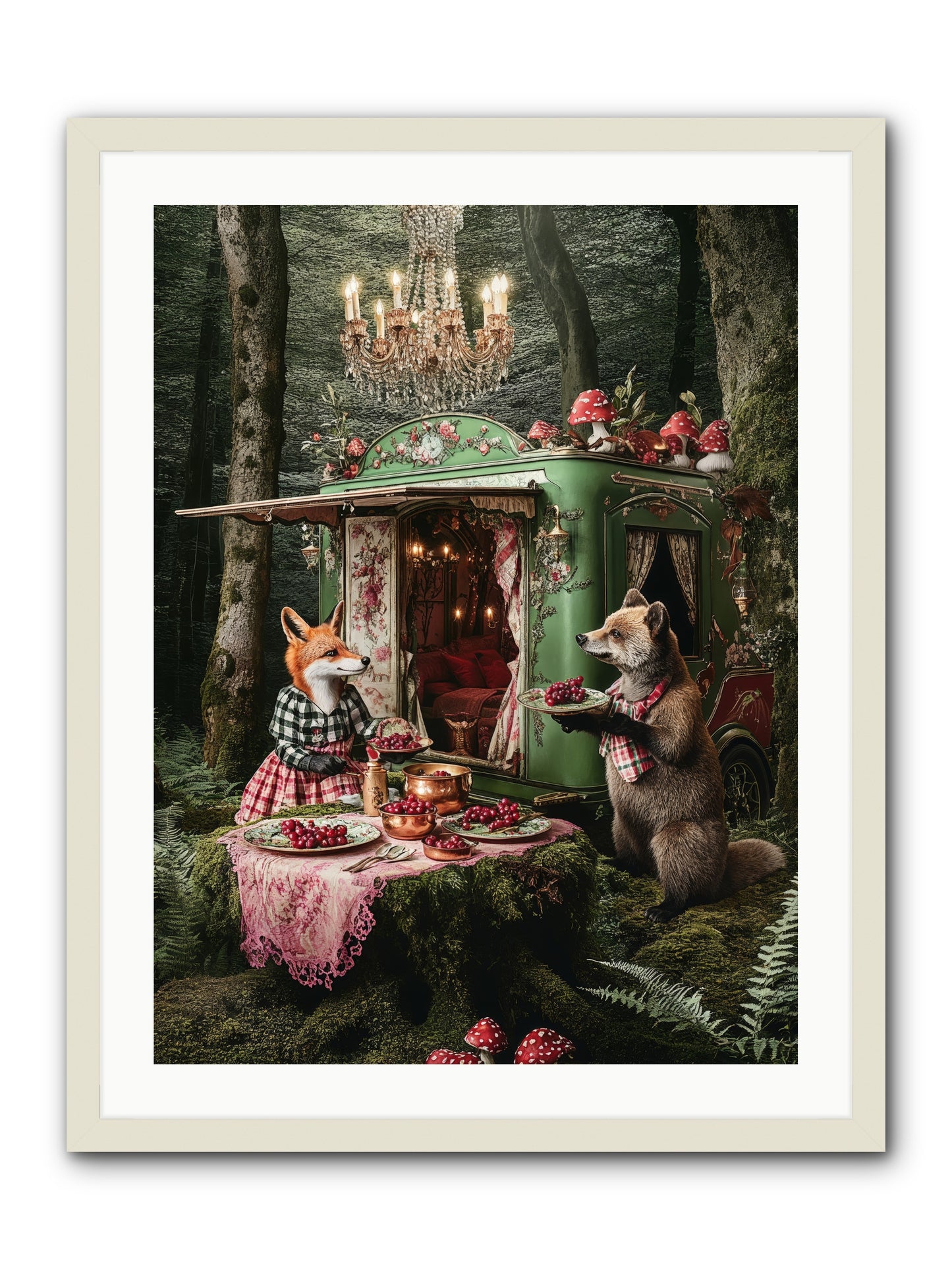 Sweet Things Shine TrueRez -- Framed Print - White 24x32