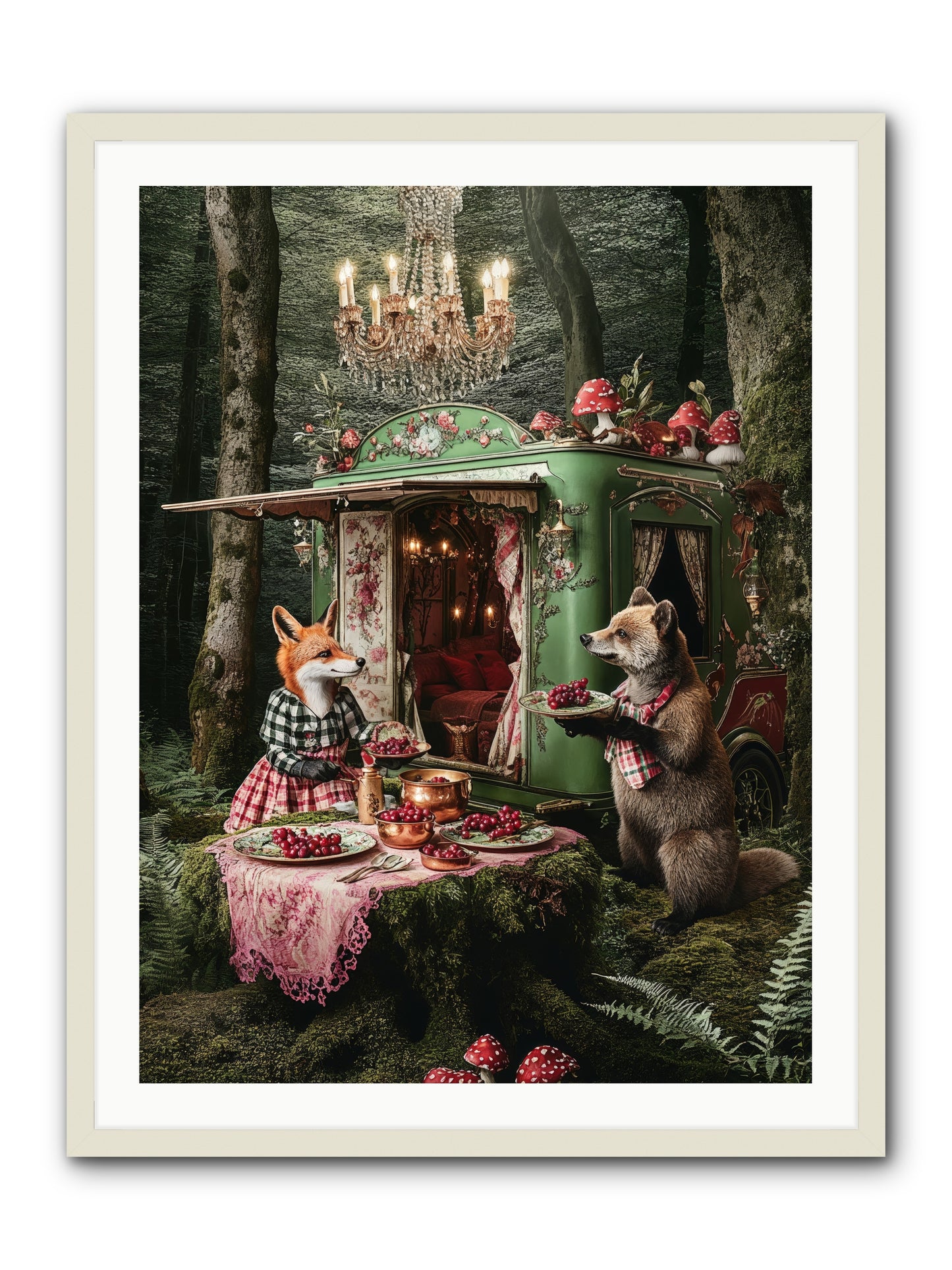 Sweet Things Shine TrueRez -- Framed Print - White 30x40