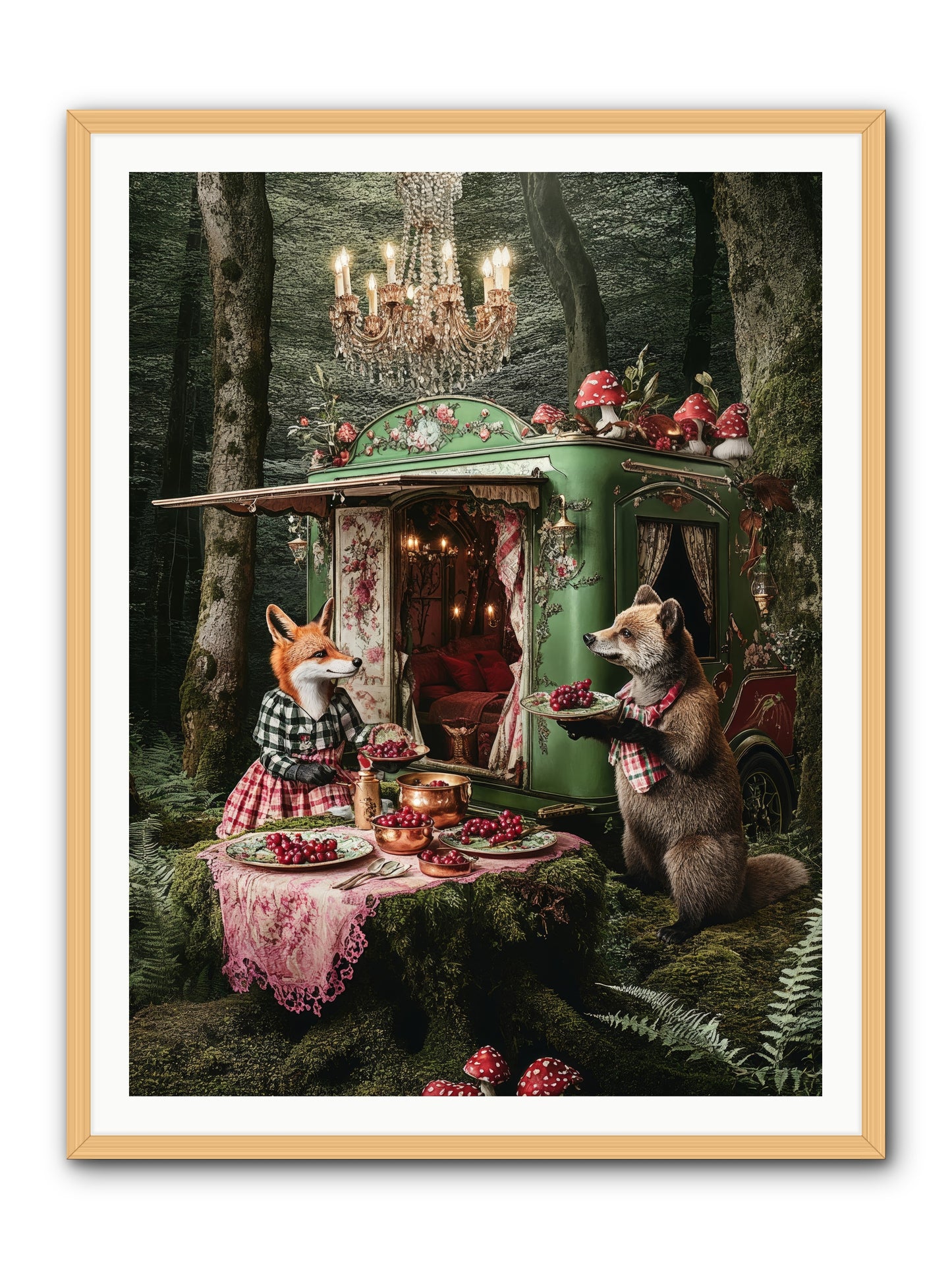 Sweet Things Shine TrueRez -- Framed Print - Natural 36x48
