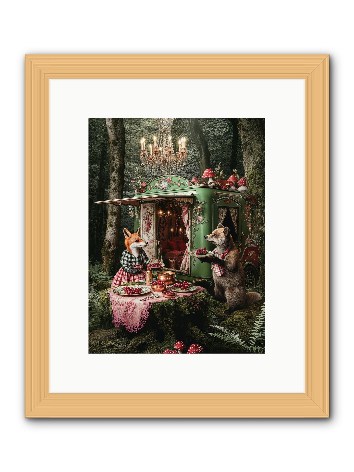 Sweet Things Shine TrueRez -- Framed Print - Natural 9x12
