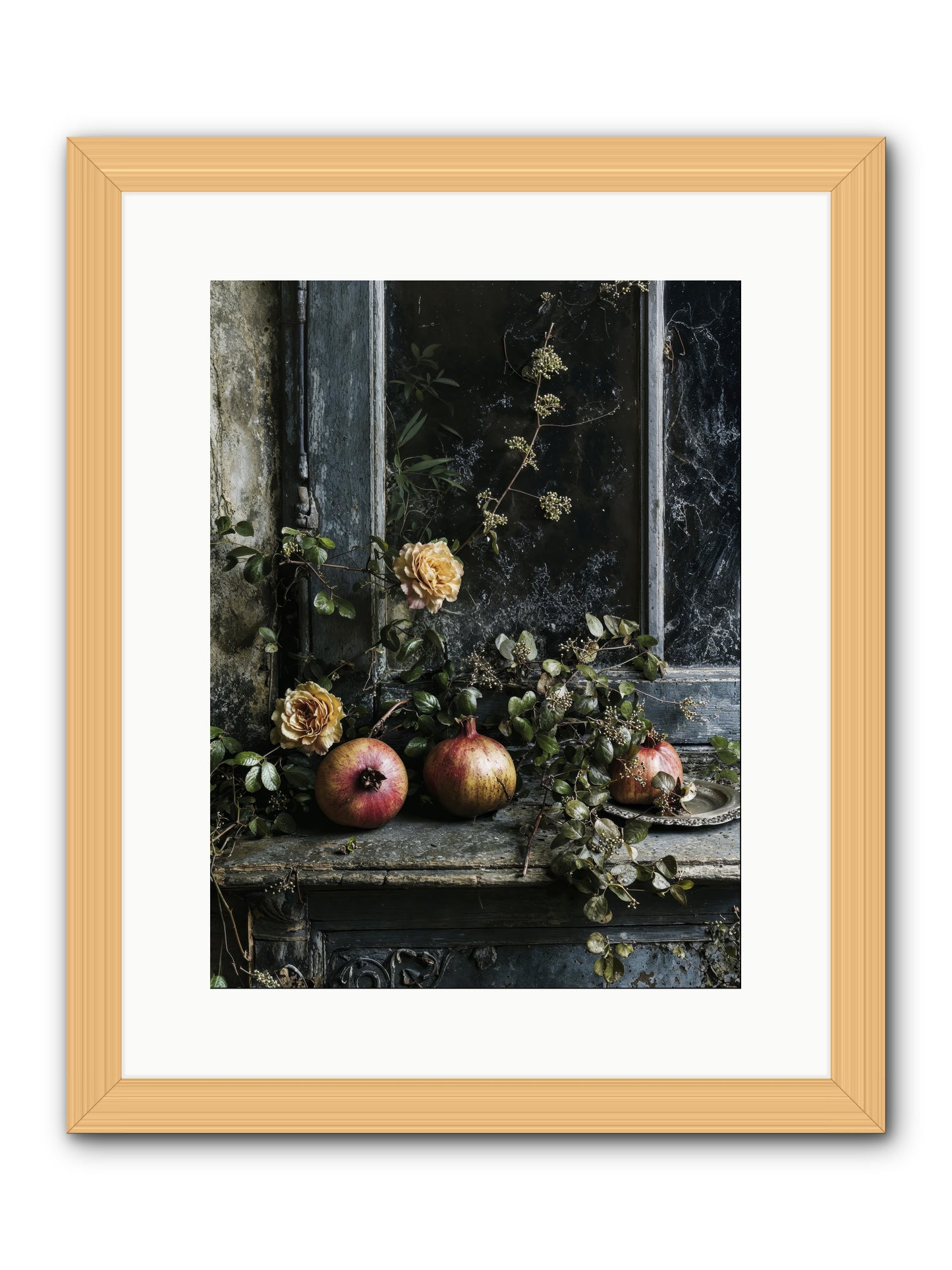 Sweet surrender -- Framed Print - Natural 12x16