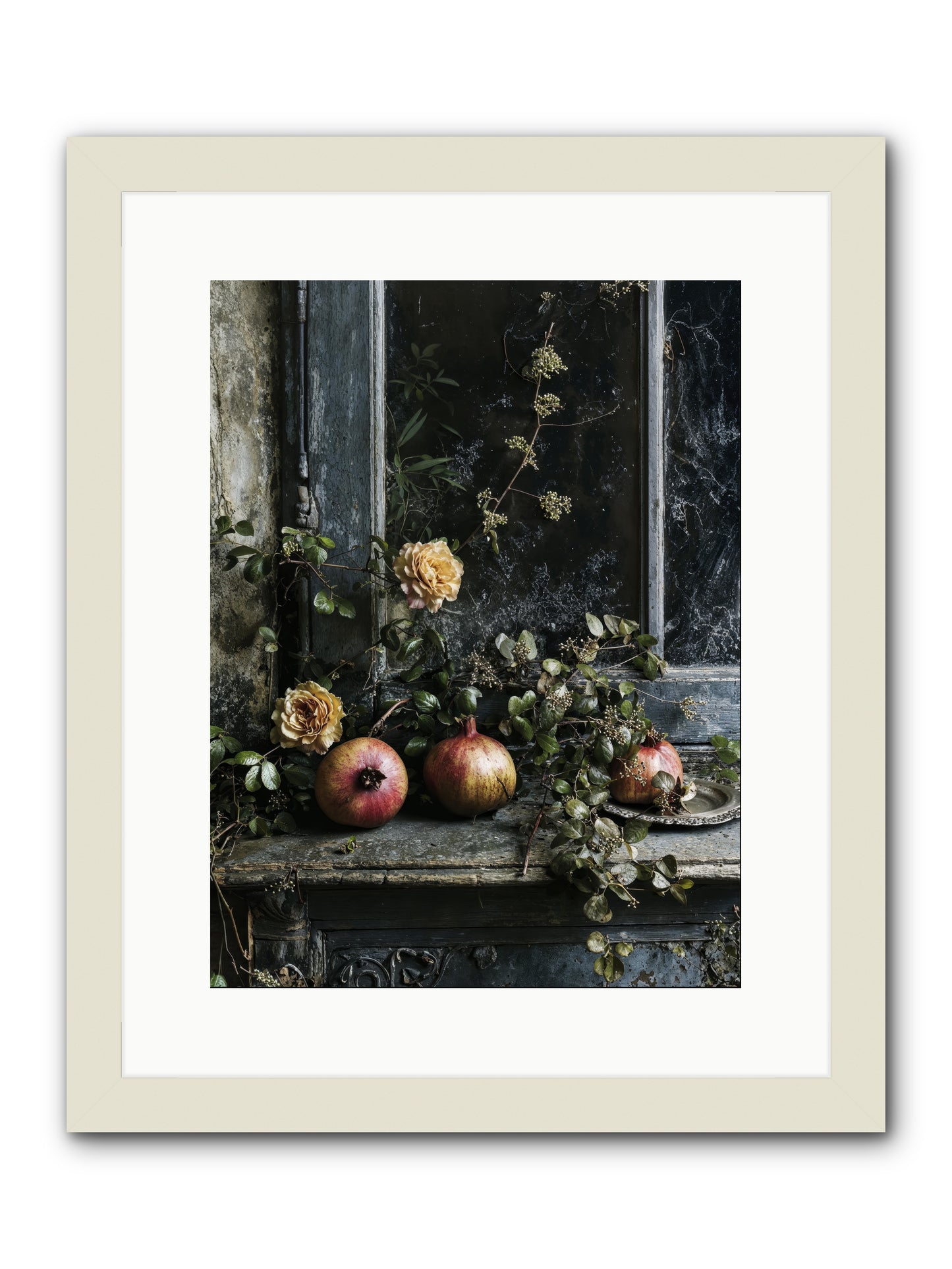 Sweet surrender -- Framed Print - White 12x16