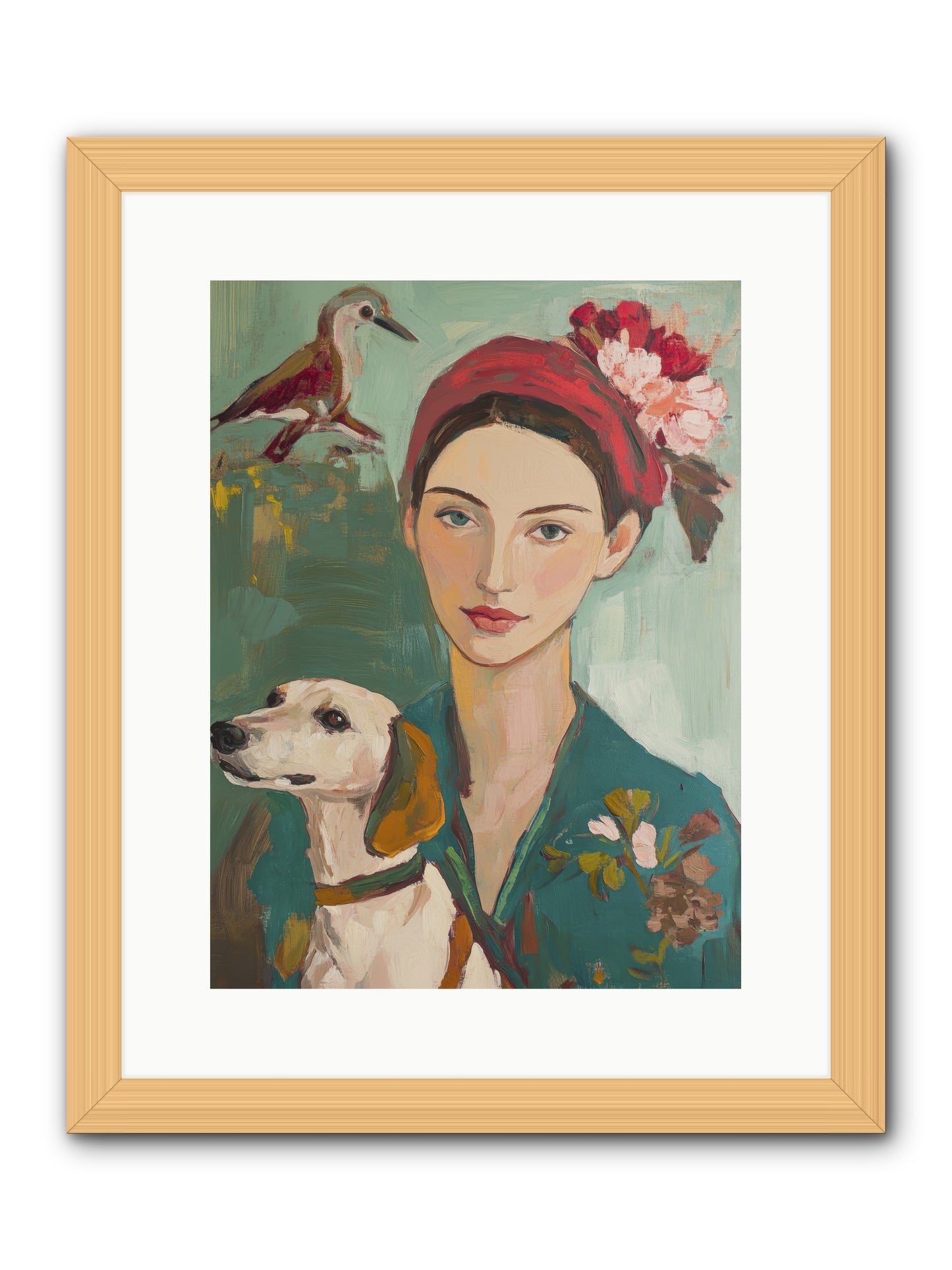 Sweetest Little Cake -- Framed Print - Natural 12x16
