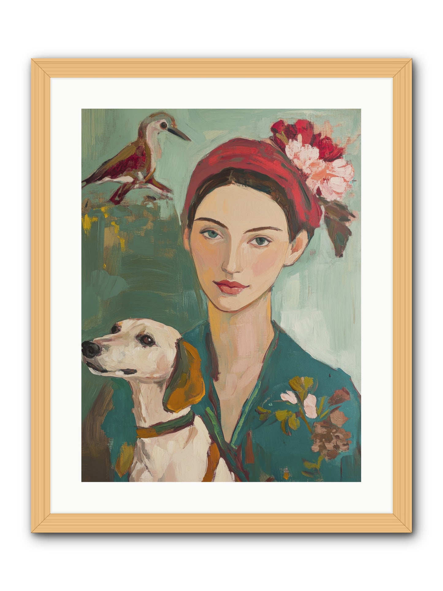 Sweetest Little Cake -- Framed Print - Natural 18x24