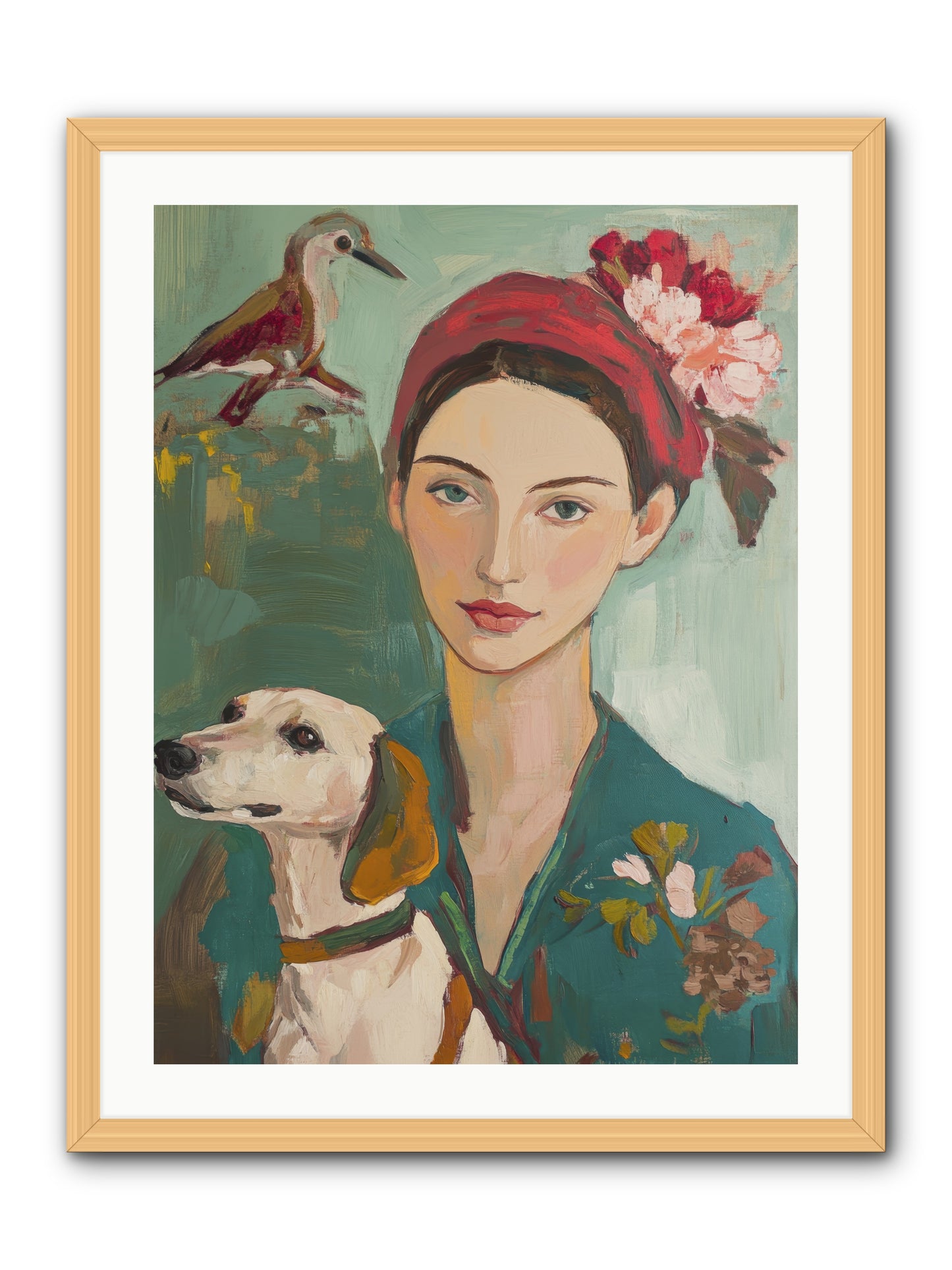 Sweetest Little Cake -- Framed Print - Natural 24x32