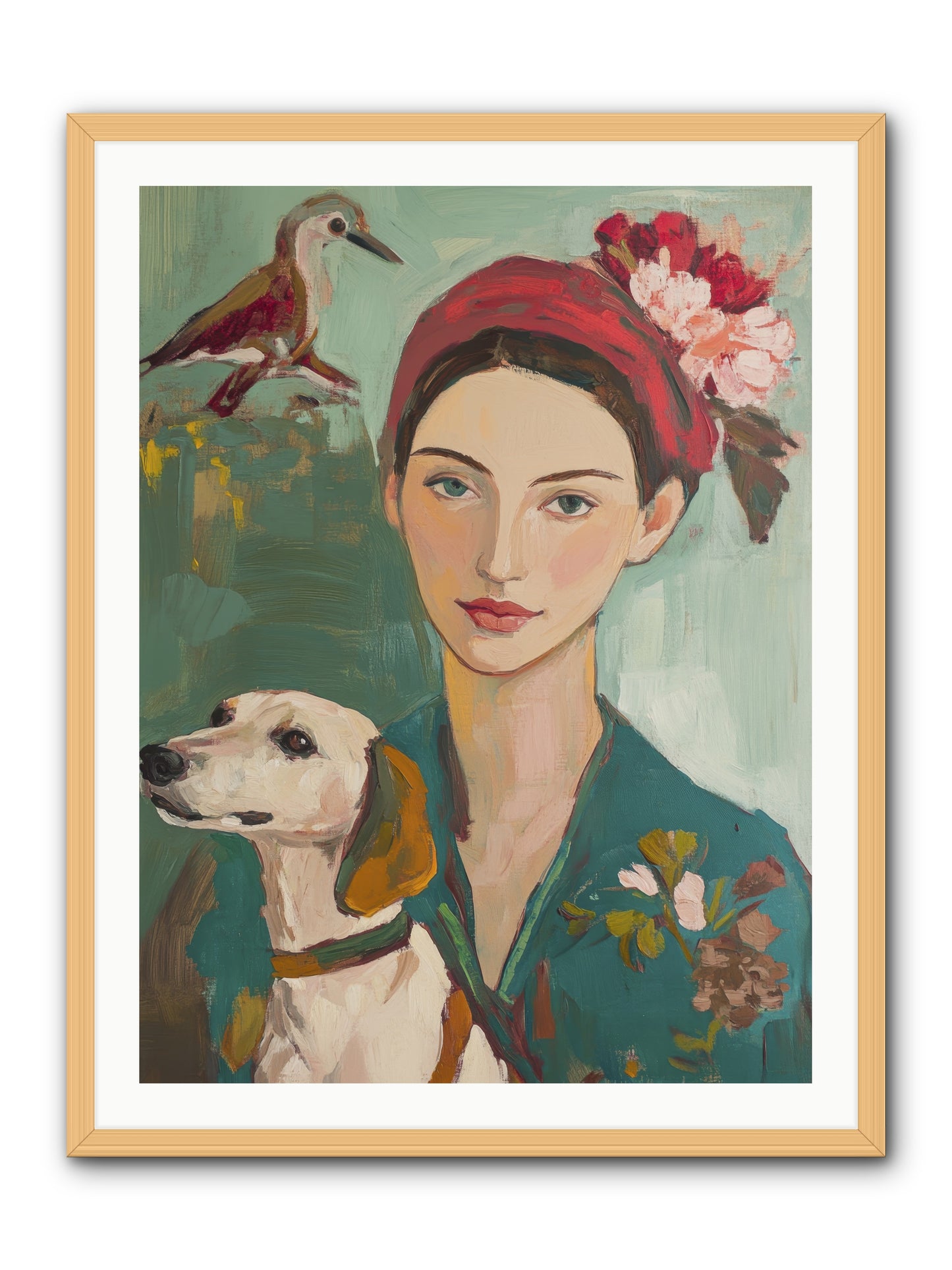 Sweetest Little Cake -- Framed Print - Natural 30x40