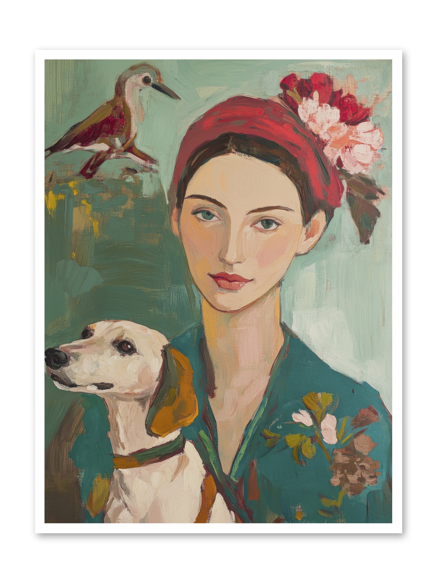 Sweetest Little Cake -- Loose Canvas Print 36x48