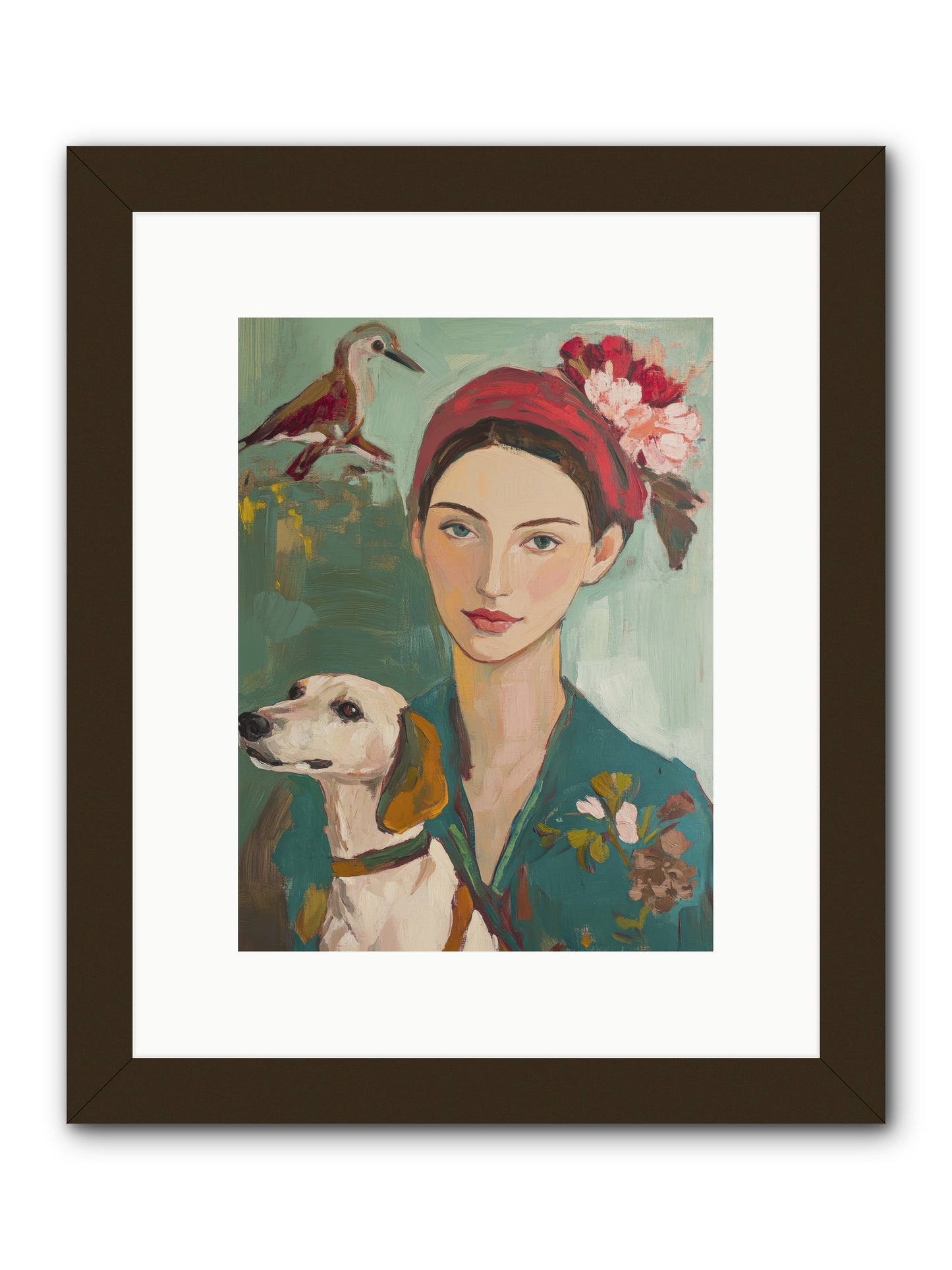 Sweetest Little Cake -- Framed Print - Black 9x12