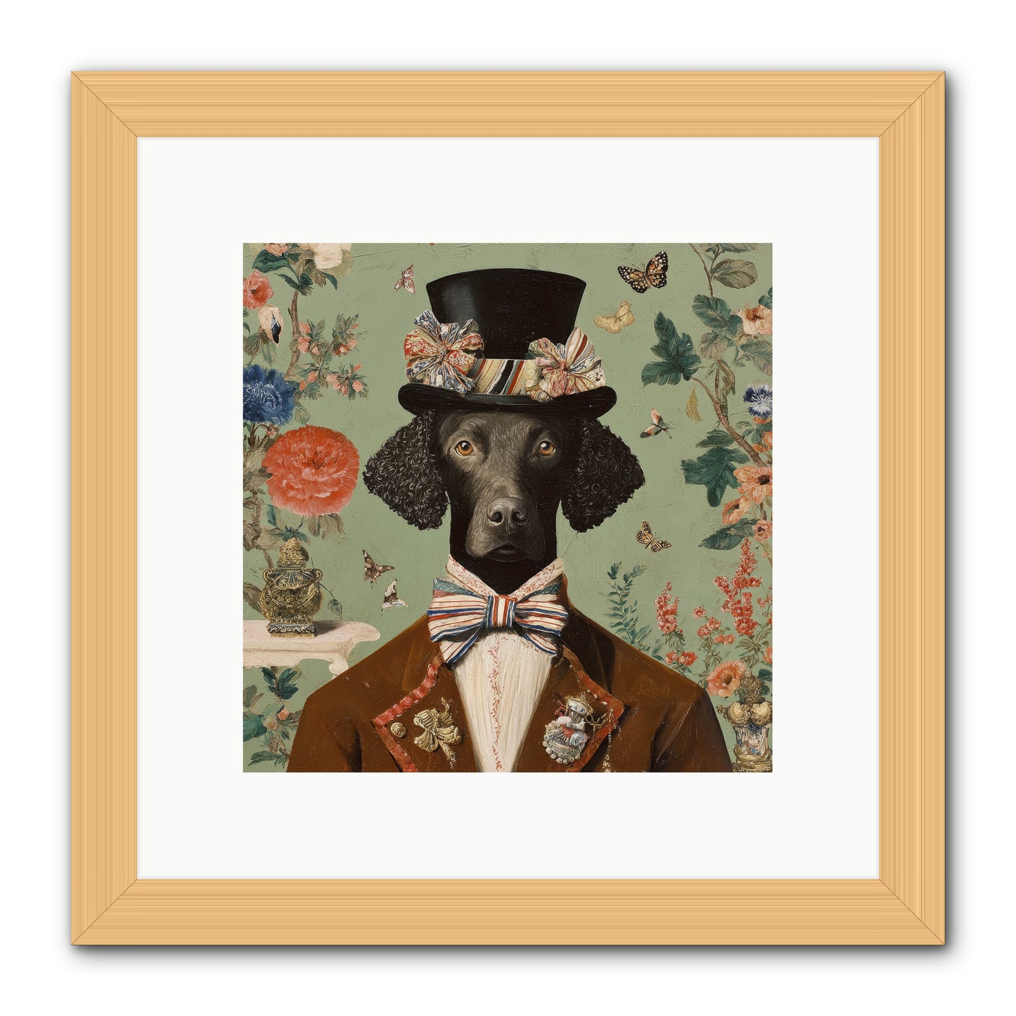 Sweets in Bloom -- Framed Print - Natural 10x10