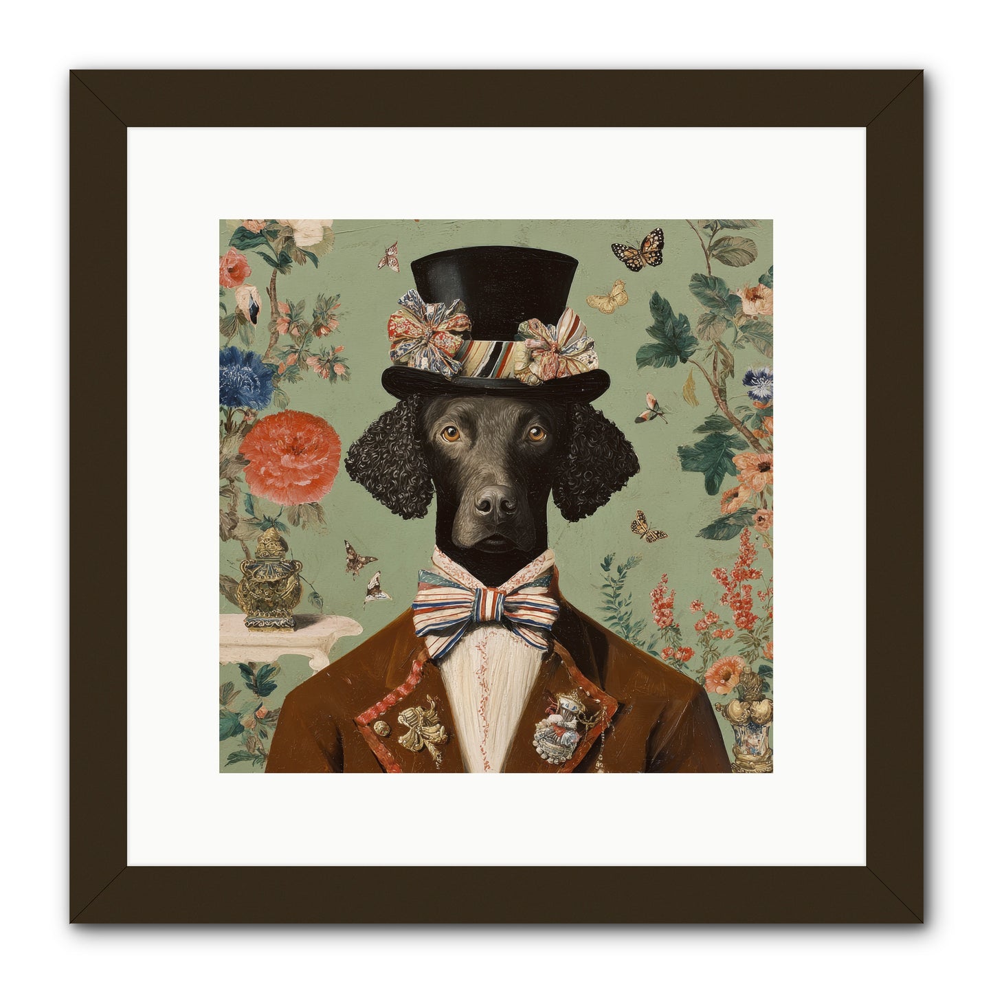 Sweets in Bloom -- Framed Print - Black 12x12