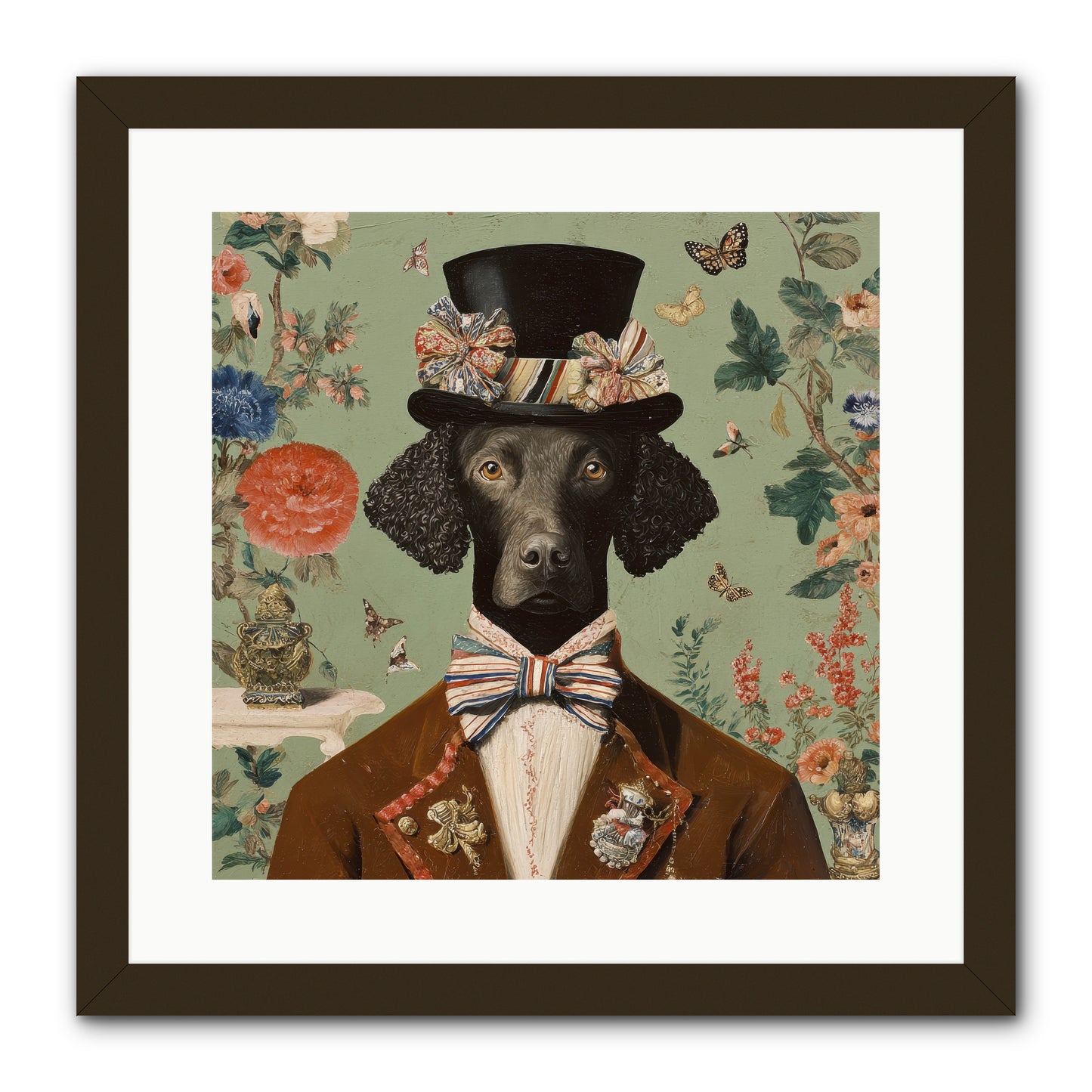 Sweets in Bloom -- Framed Print - Black 16x16