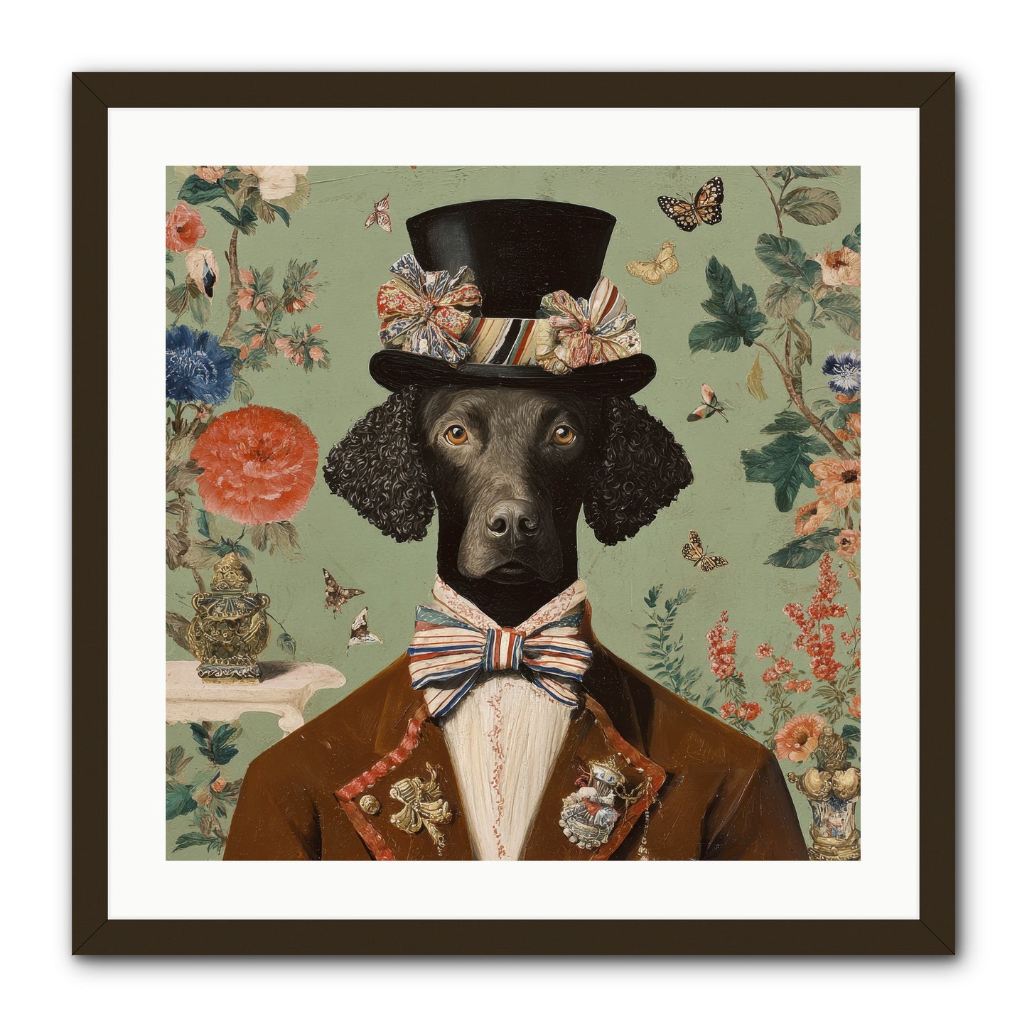 Sweets in Bloom -- Framed Print - Black 24x24