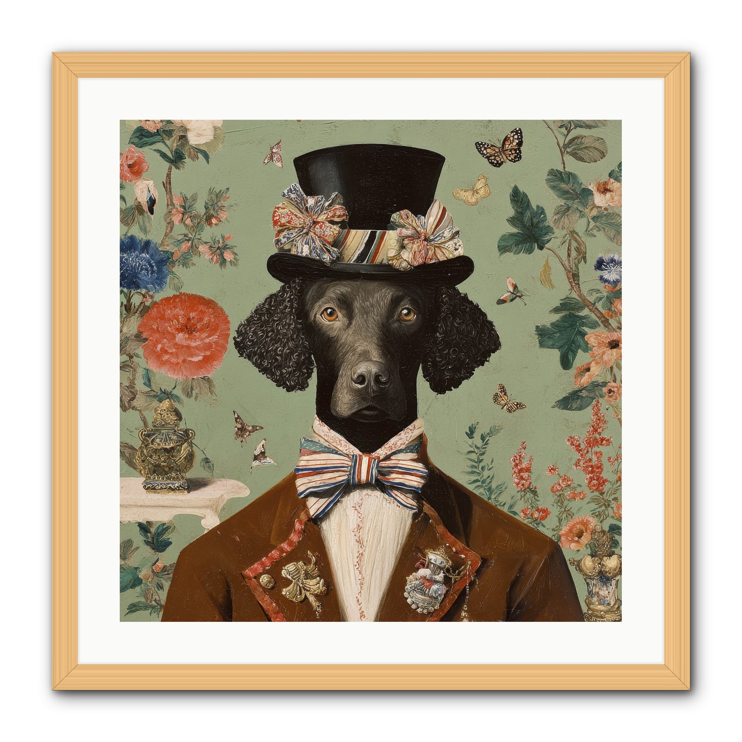 Sweets in Bloom -- Framed Print - Natural 24x24