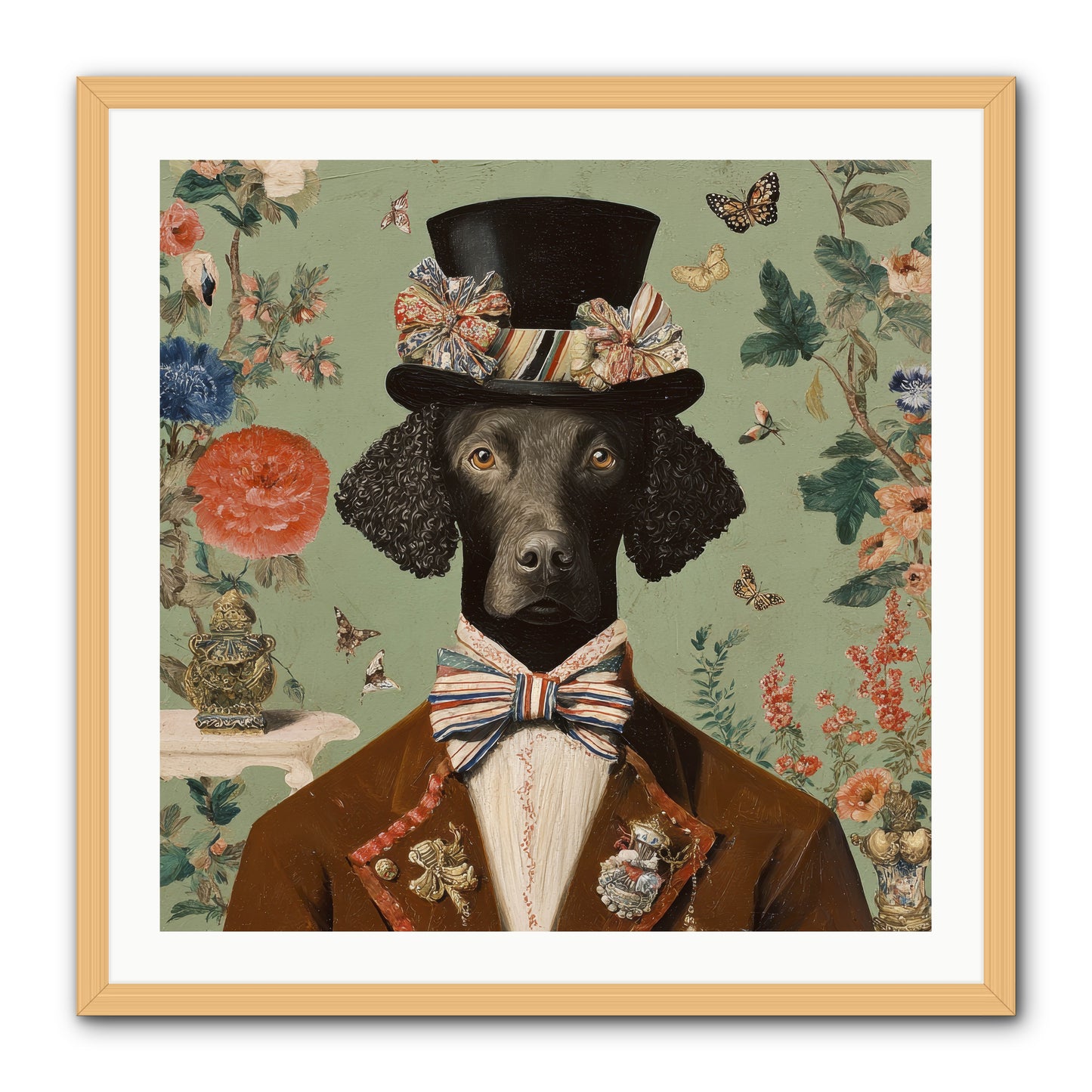 Sweets in Bloom -- Framed Print - Natural 30x30