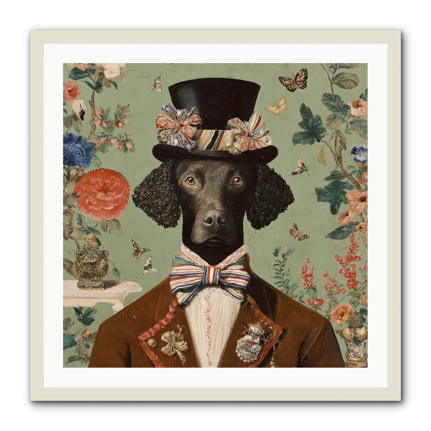 Sweets in Bloom -- Framed Print - White 30x30
