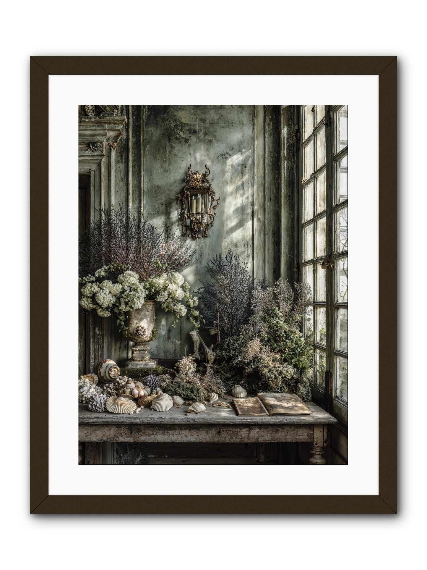 Sweetvine -- Framed Print - Black 18x24