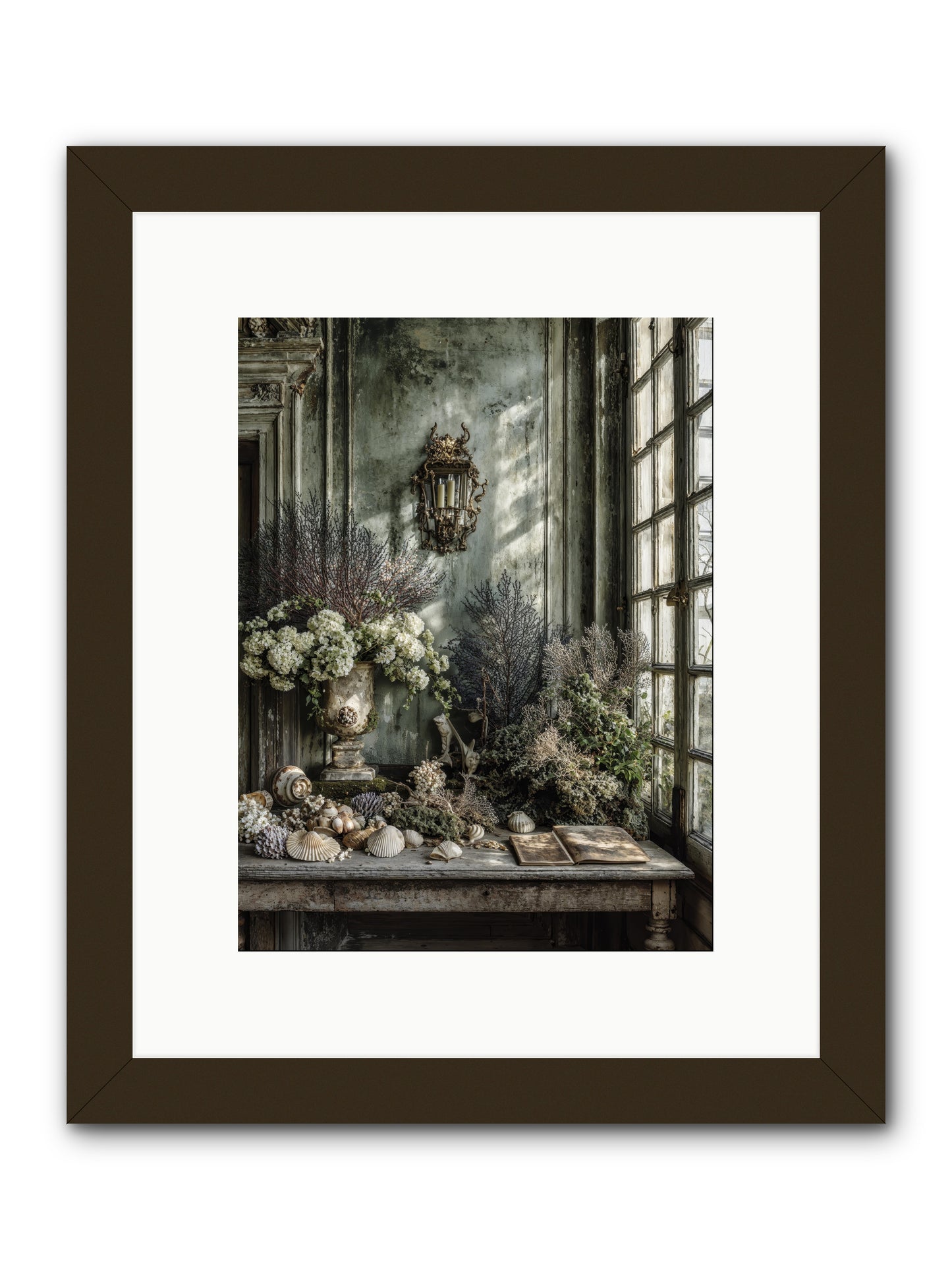 Sweetvine -- Framed Print - Black 9x12