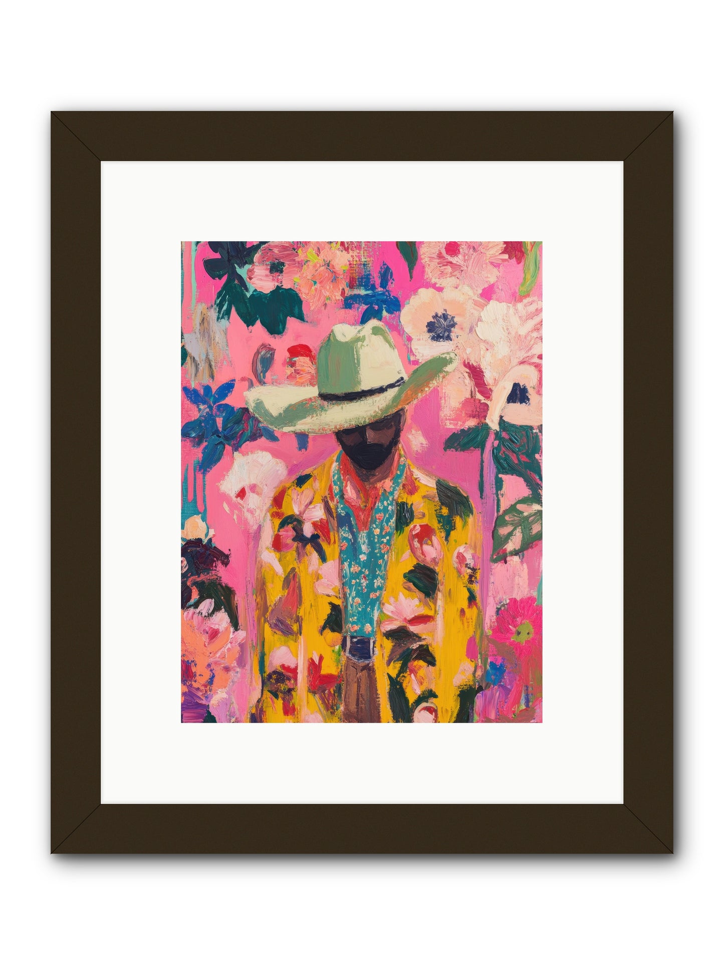 Switchback Trail -- Framed Print - Black 9x12